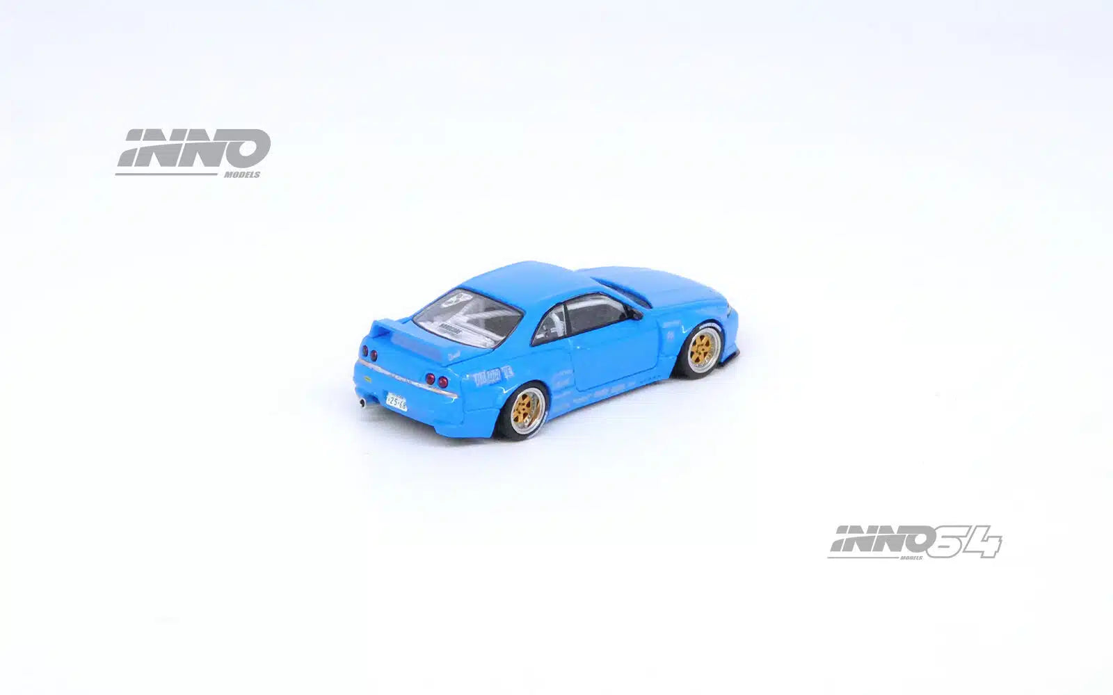 INNO64 1:64 Nissan Skyline GT-R (R33) Pandem / Rocket Bunny, Blue - IN64-R33P-BLU