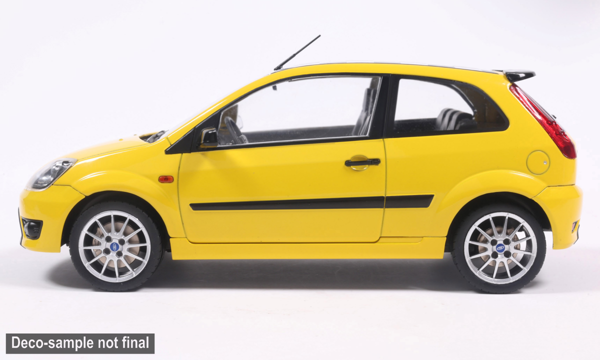 MCG 1:18 Scale Diecast - 2007 Ford Fiesta Mk6 Champ, Yellow - MCG18518
