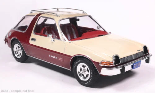 MCG 1:18 Diecast - 1975 AMC Pacer, Red/Cream - MCG18711