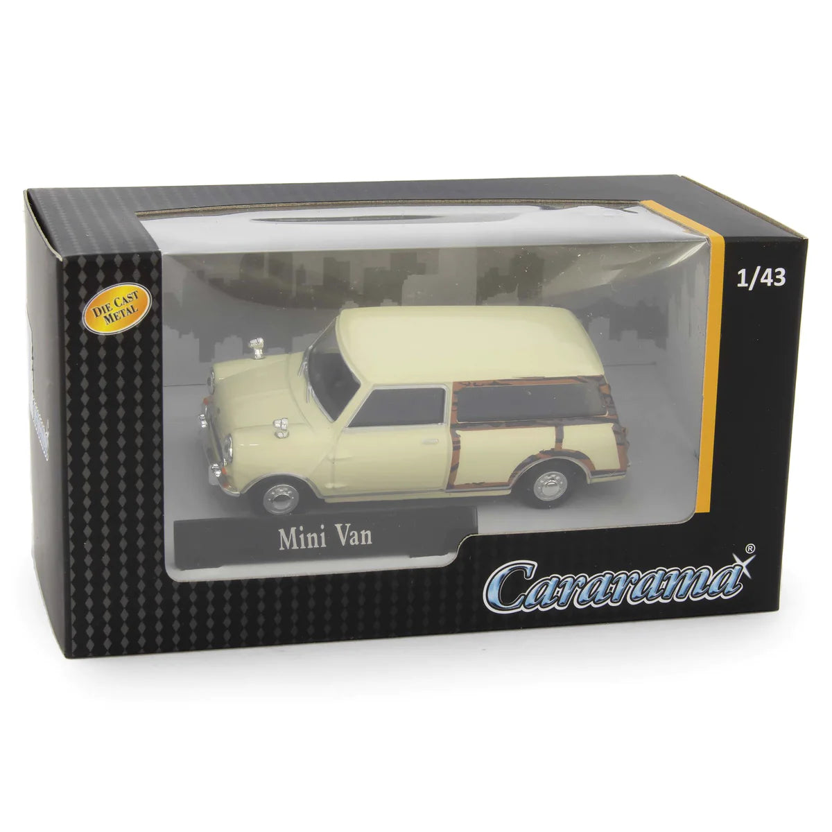 CARARAMA 1:43 Scale Austin Mini Countryman Estate Beige - Diecast Model Car