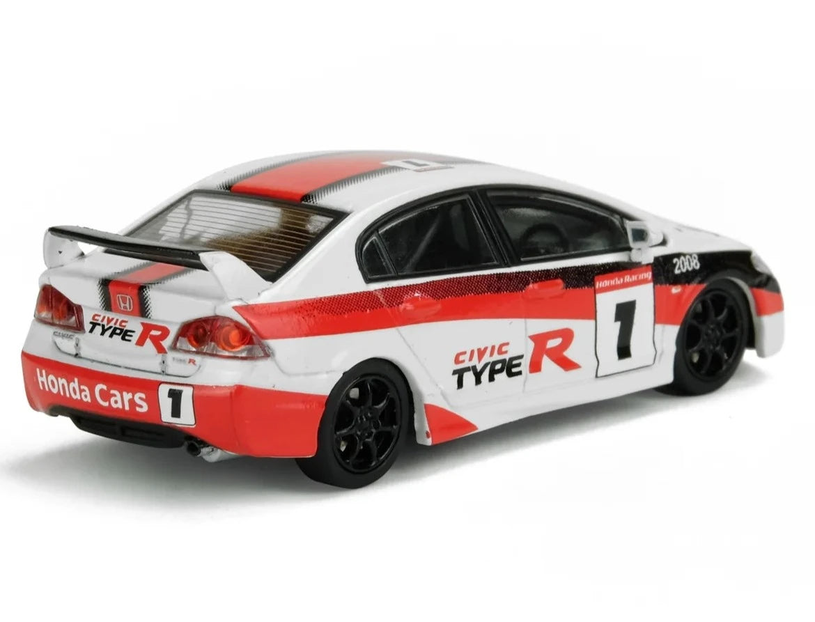 INNO64 1:64 Scale Honda Civic FD2 Type R #1 2012 Japan One Make Race White