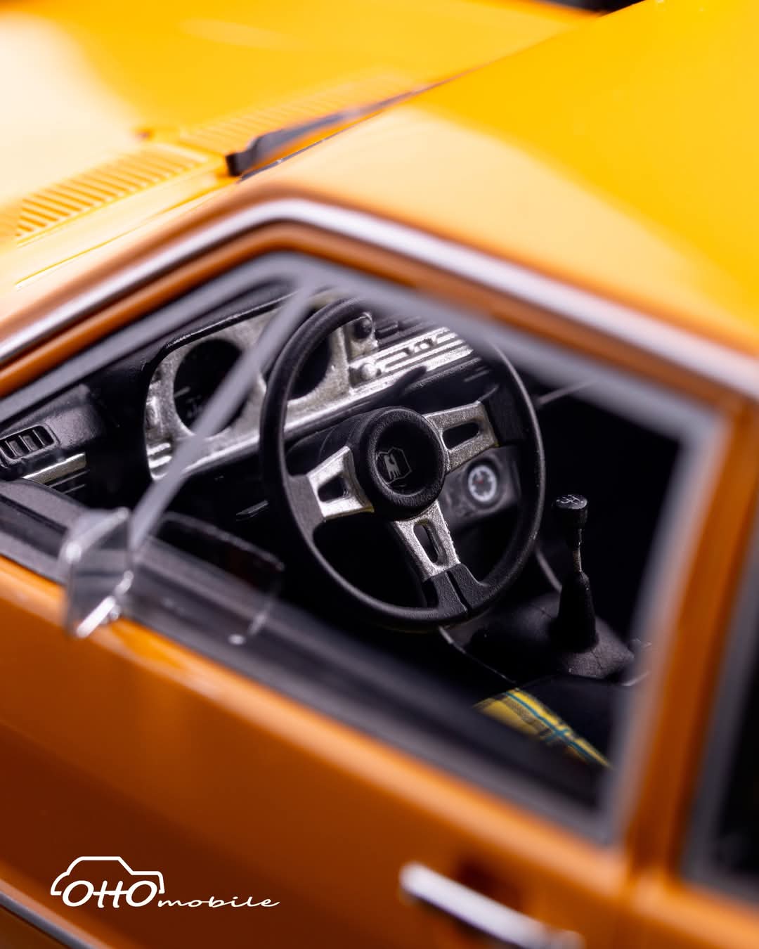 OTTO 1:18 Scale Resin - 1977 VW Volkswagen Scirocco GTi Mk1 in Orange - OT467