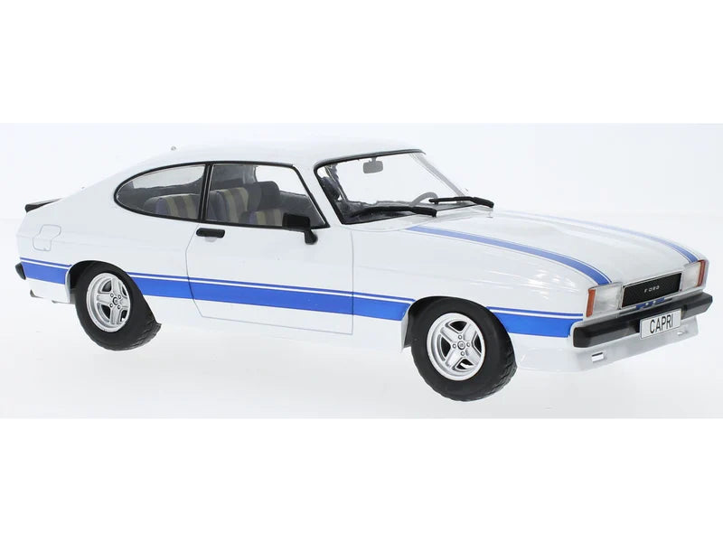 MCG 1:18 Scale Diecast 1975 Ford Capri MK2 X-Pack, White