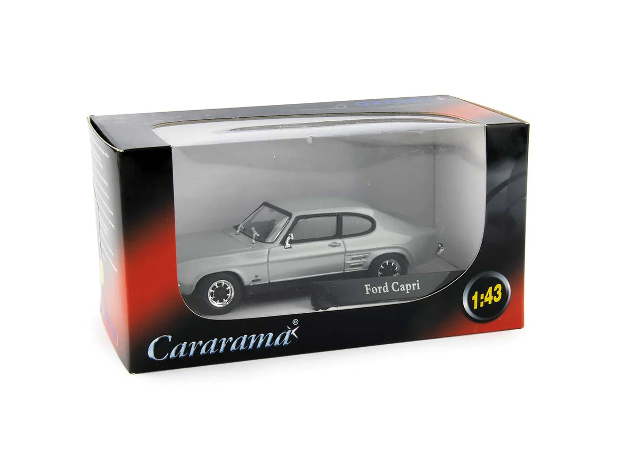 CARARAMA 1:43 Scale 1973 Ford Capri Mk 1 in Silver Fox - Diecast Model Car