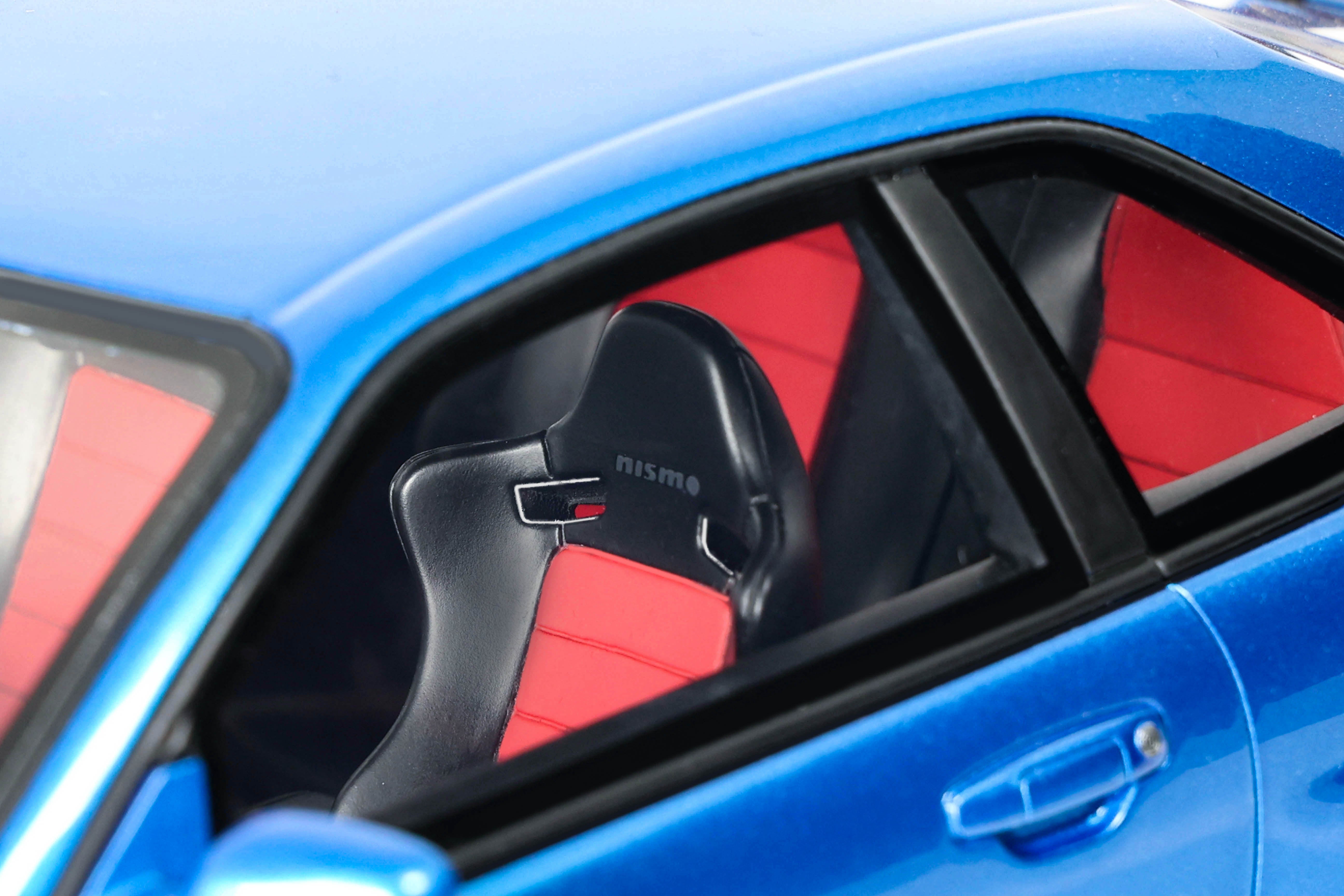 Otto 1:12 Scale Resin Model - 2005 Nissan Skyline NISMO GT-R R34 Z-Tune, Blue - G082