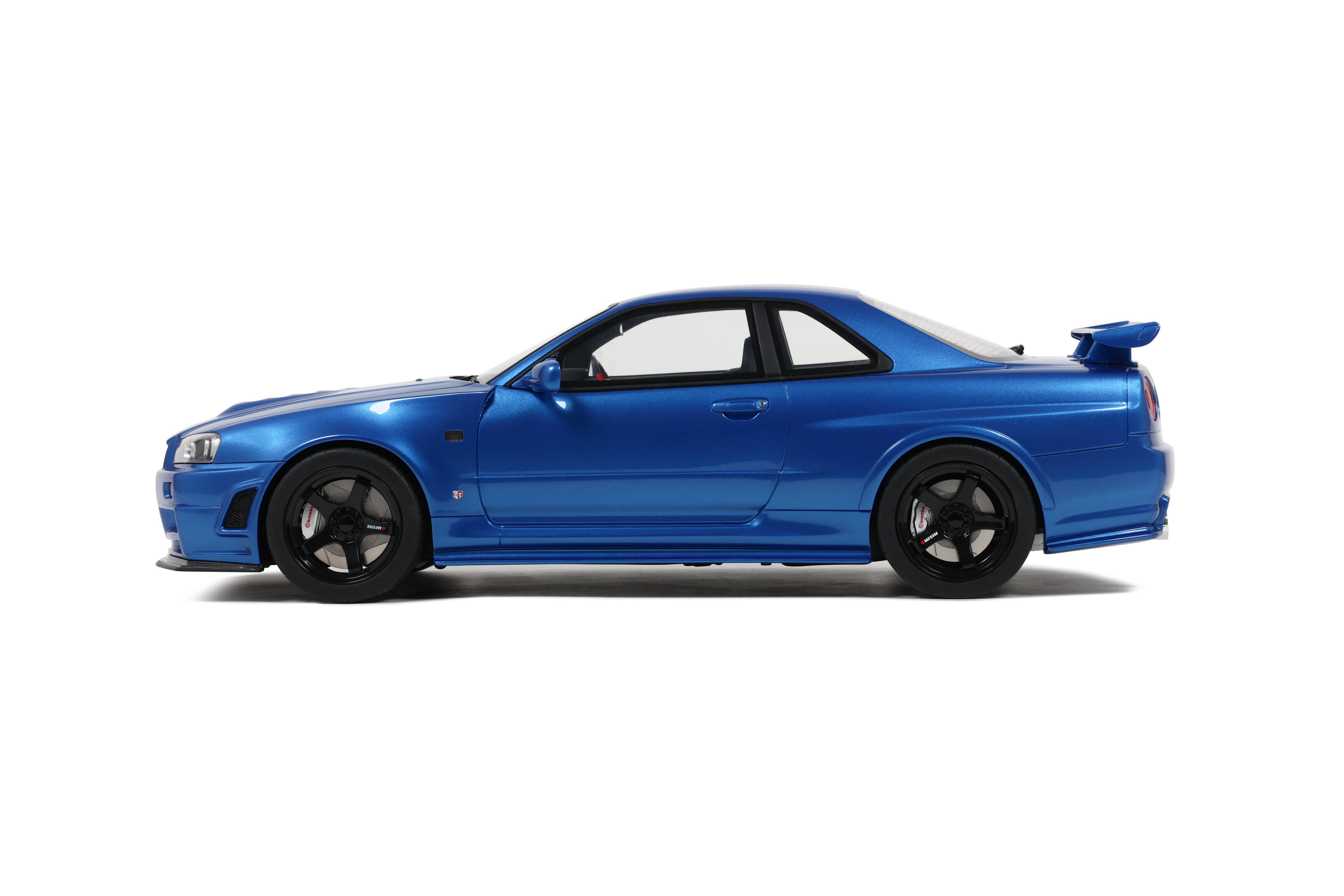 Otto 1:12 Scale Resin Model - 2005 Nissan Skyline NISMO GT-R R34 Z-Tune, Blue - G082