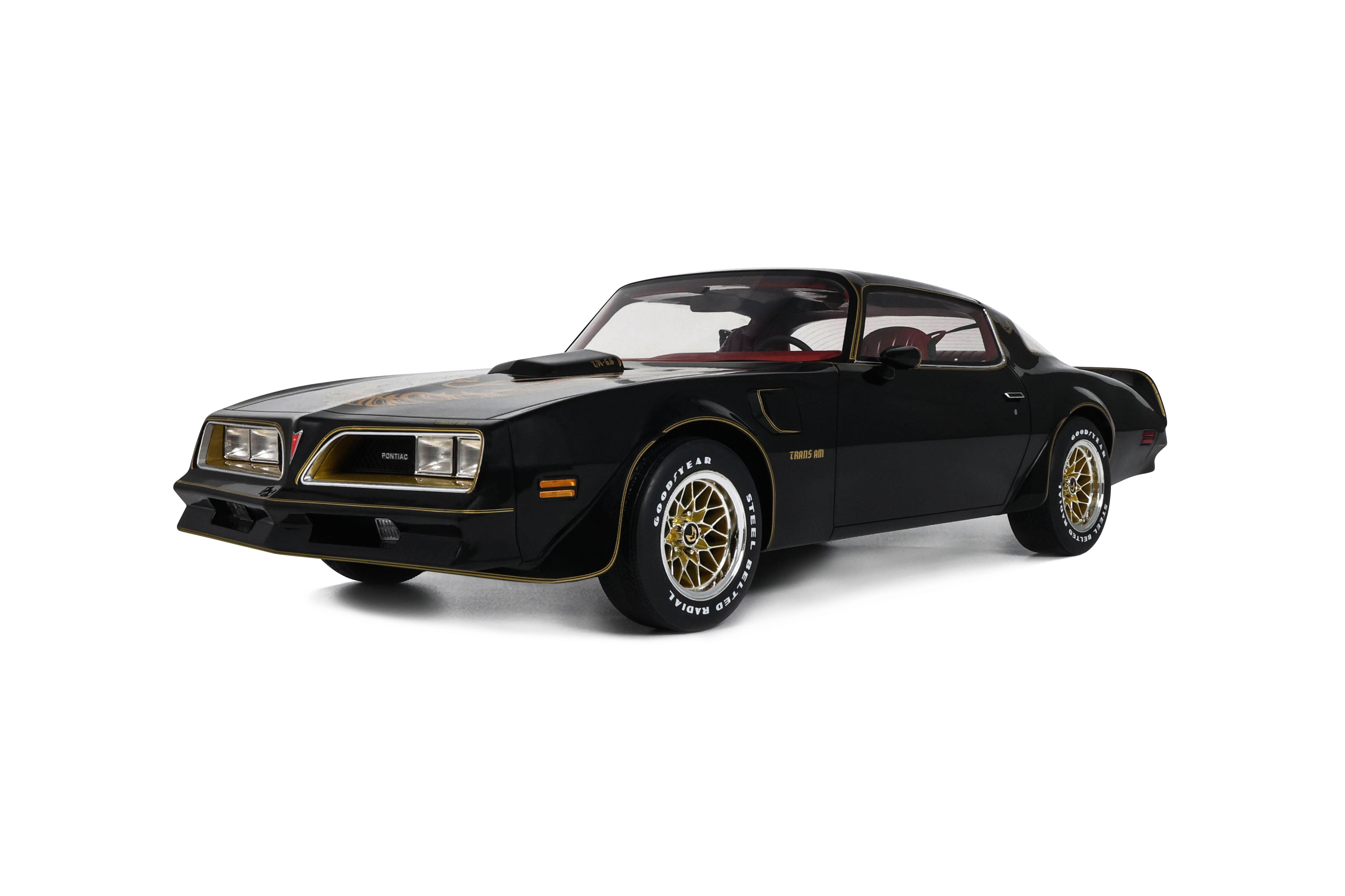 OTTO 1:12 Scale Resin - 1978 PONTIAC FIREBIRD TRANS AM, STARLIGHT BLACK 19 - G098
