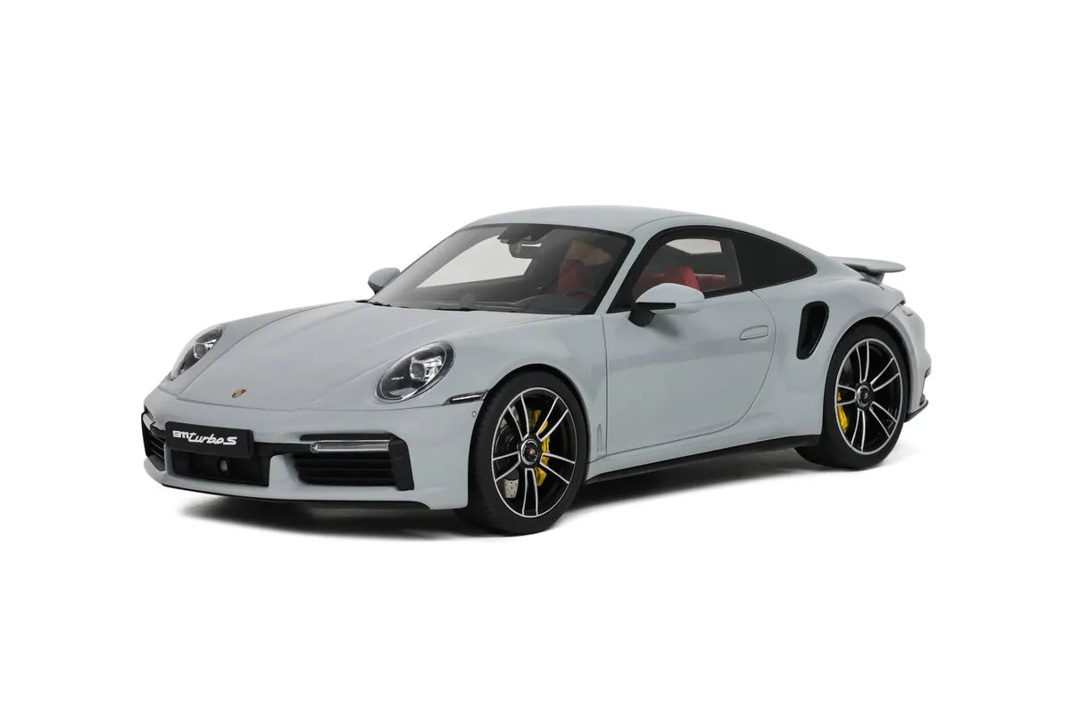 Spirit 1:18 Scale Resin Model Car - Porsche 911 (992) Turbo S Crayon Grey - GT431