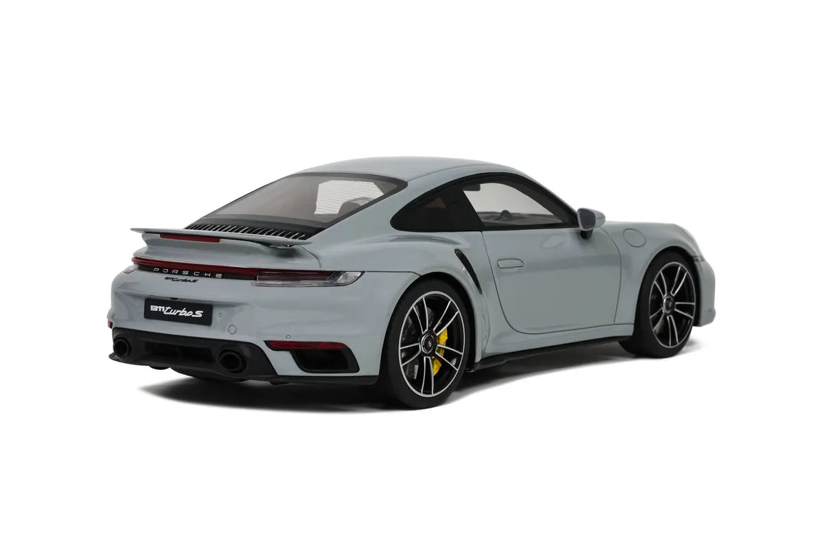 Spirit 1:18 Scale Resin Model Car - Porsche 911 (992) Turbo S Crayon Grey - GT431