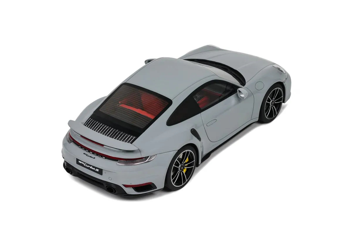Spirit 1:18 Scale Resin Model Car - Porsche 911 (992) Turbo S Crayon Grey - GT431