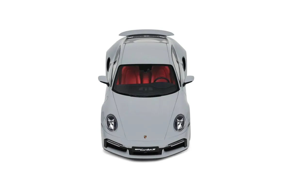 Spirit 1:18 Scale Resin Model Car - Porsche 911 (992) Turbo S Crayon Grey - GT431