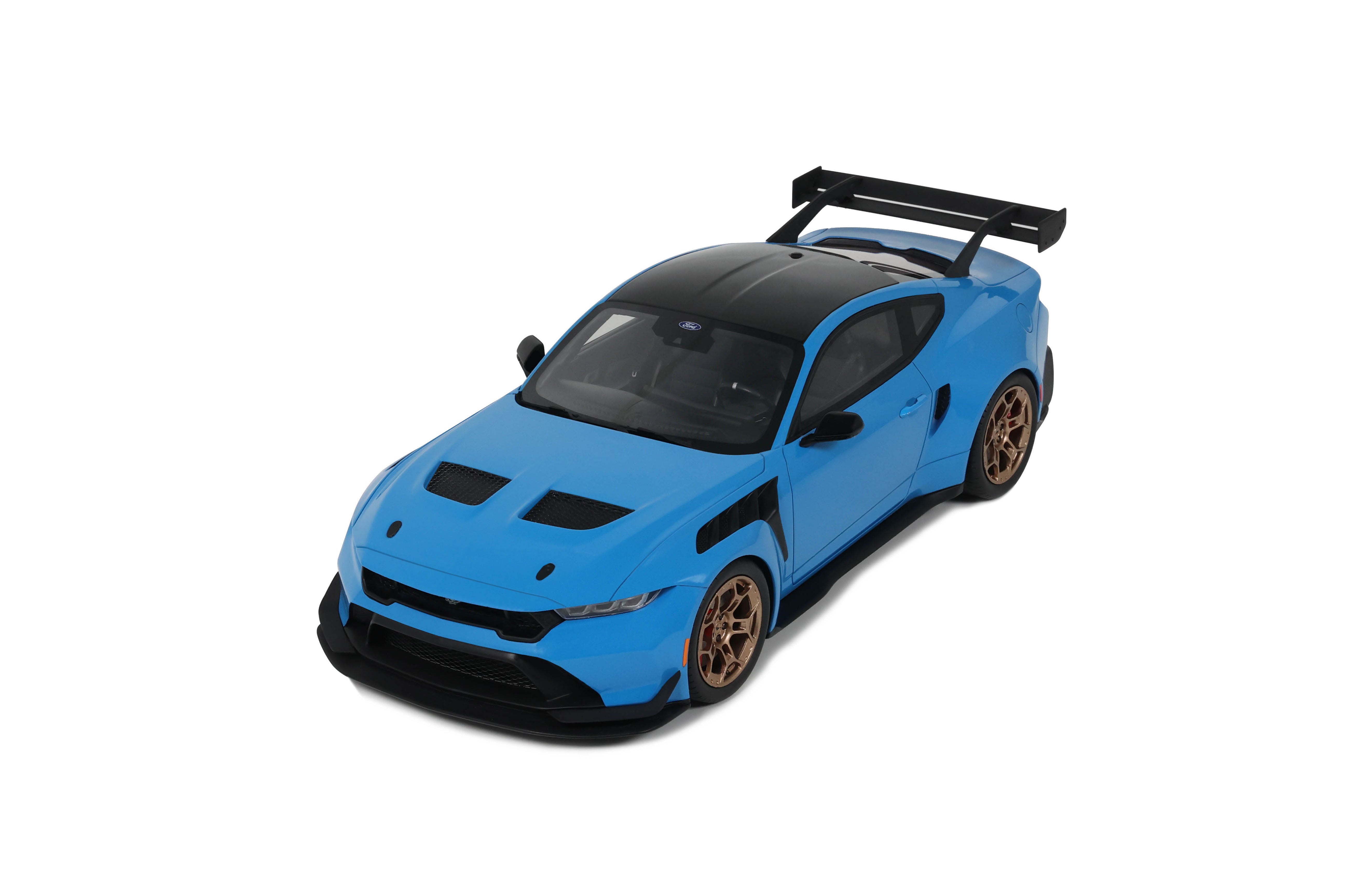 GT Spirit 1:18 Scale Resin, 2024 Ford Mustang GTD - Blue - GT473