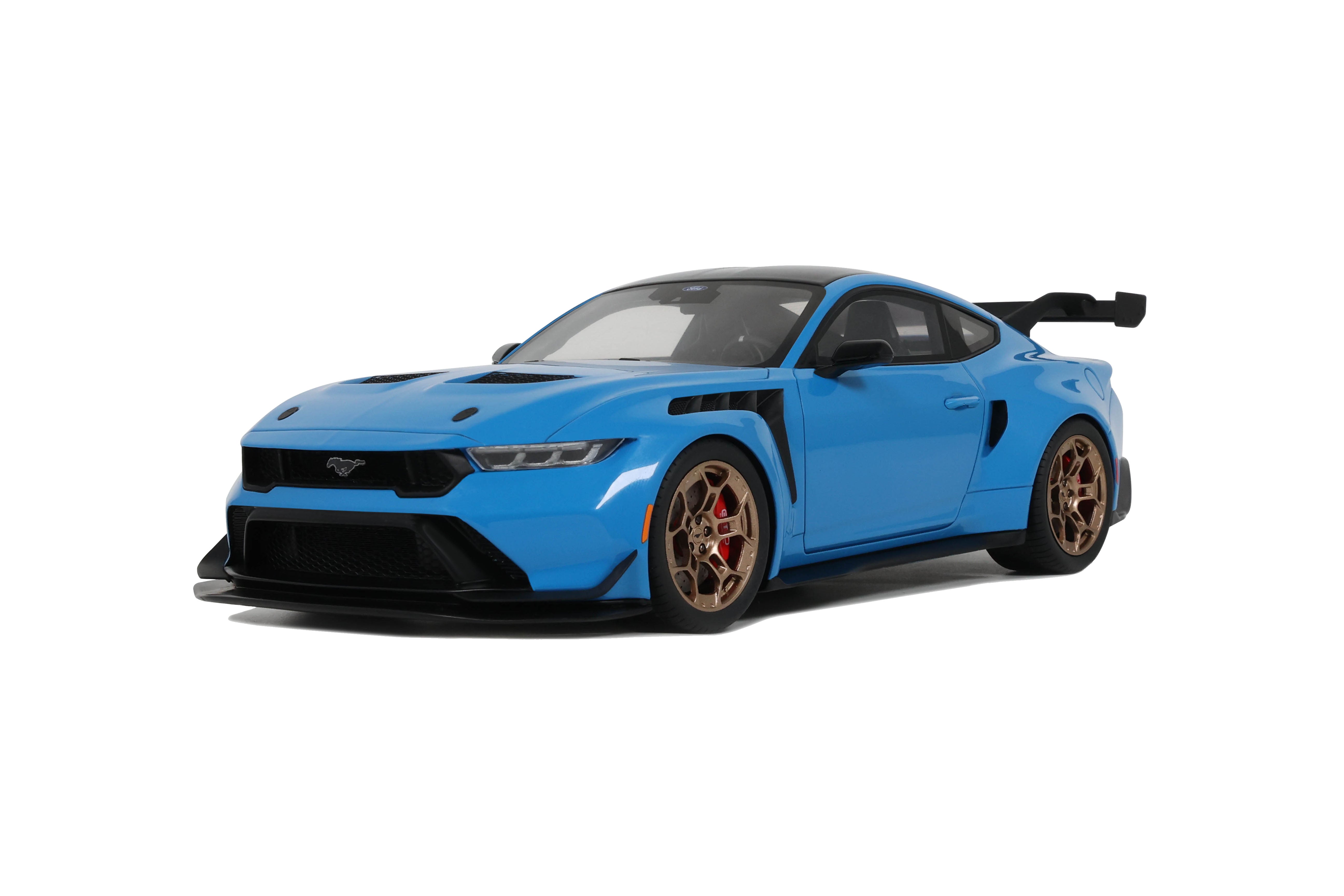 GT Spirit 1:18 Scale Resin, 2024 Ford Mustang GTD - Blue - GT473