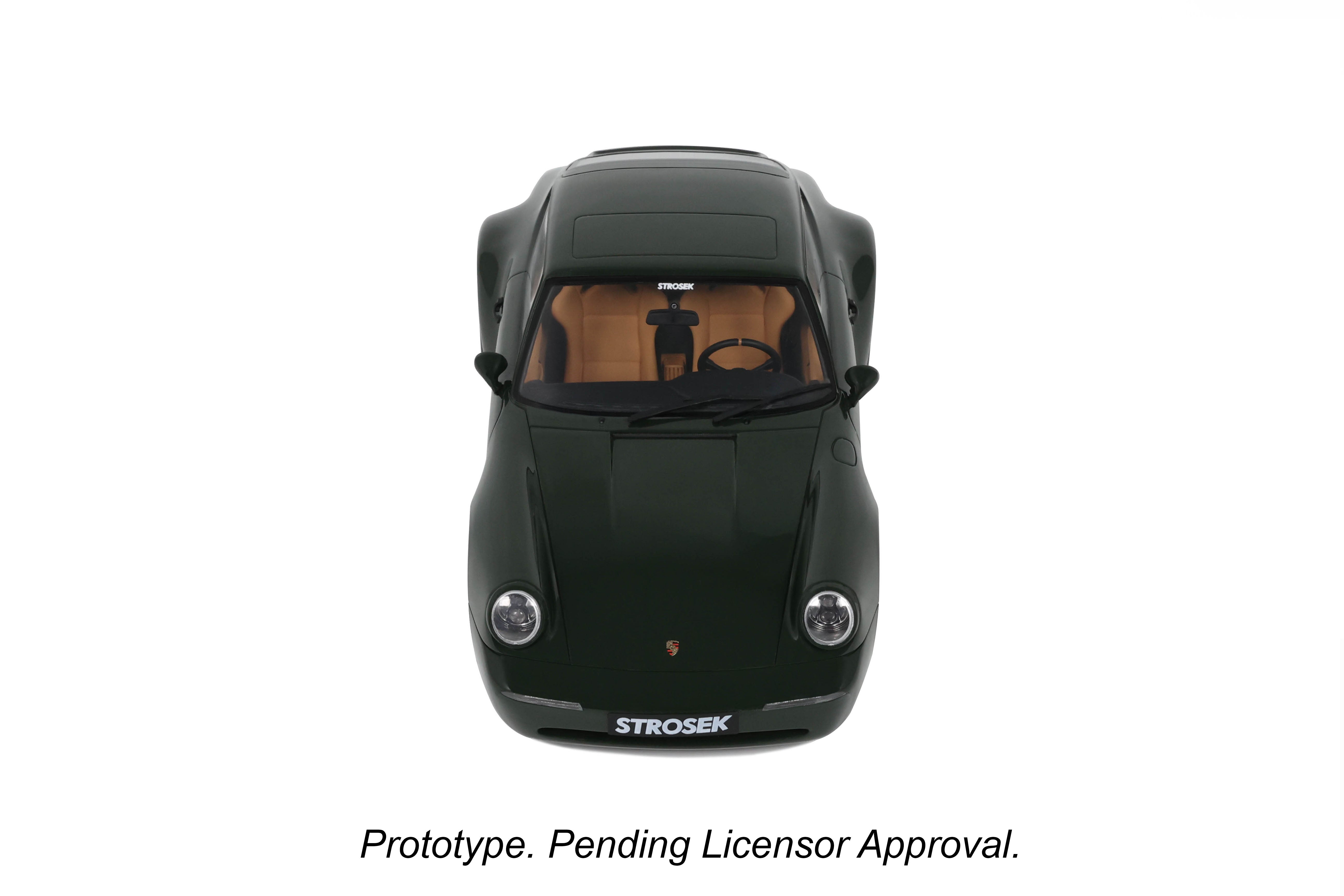 GT Spirit 1:18 Scale Resin Model - Porsche Strosek 911 Mega 30, Jahre Green - GT482