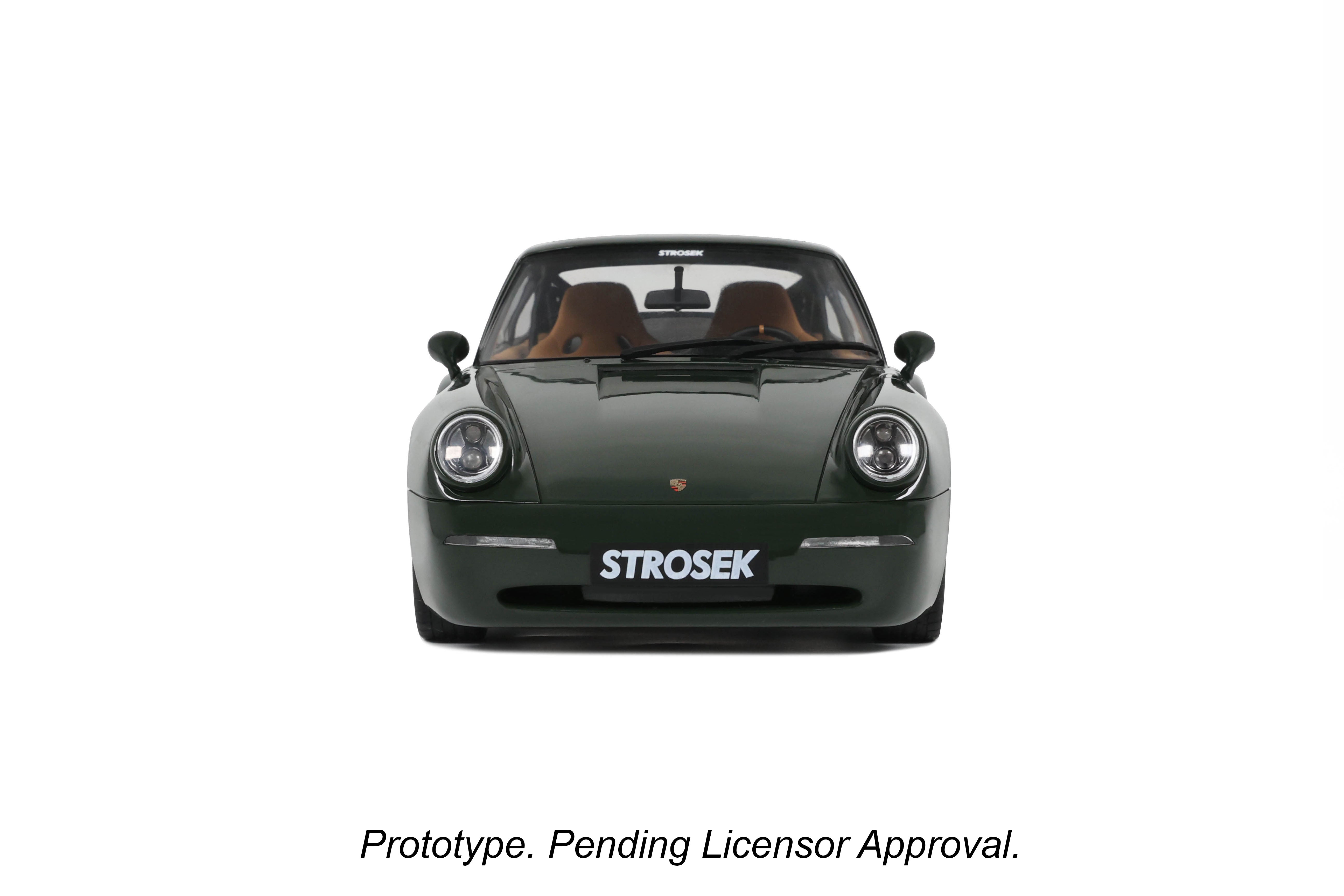 GT Spirit 1:18 Scale Resin Model - Porsche Strosek 911 Mega 30, Jahre Green - GT482