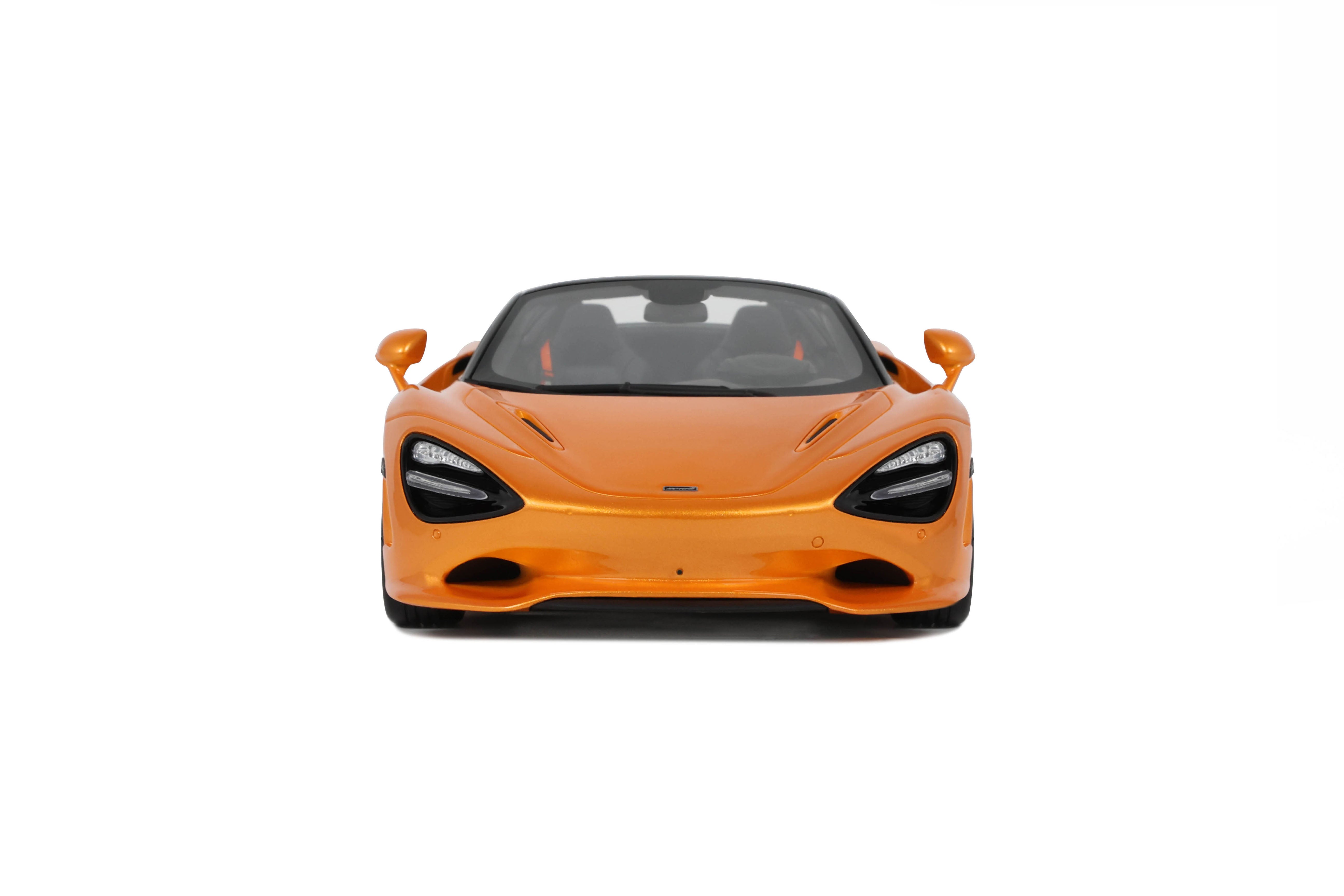GT Spirit 1:18 Scale Resin Model - 2024 McLaren 750S Spider, Orange - GT488