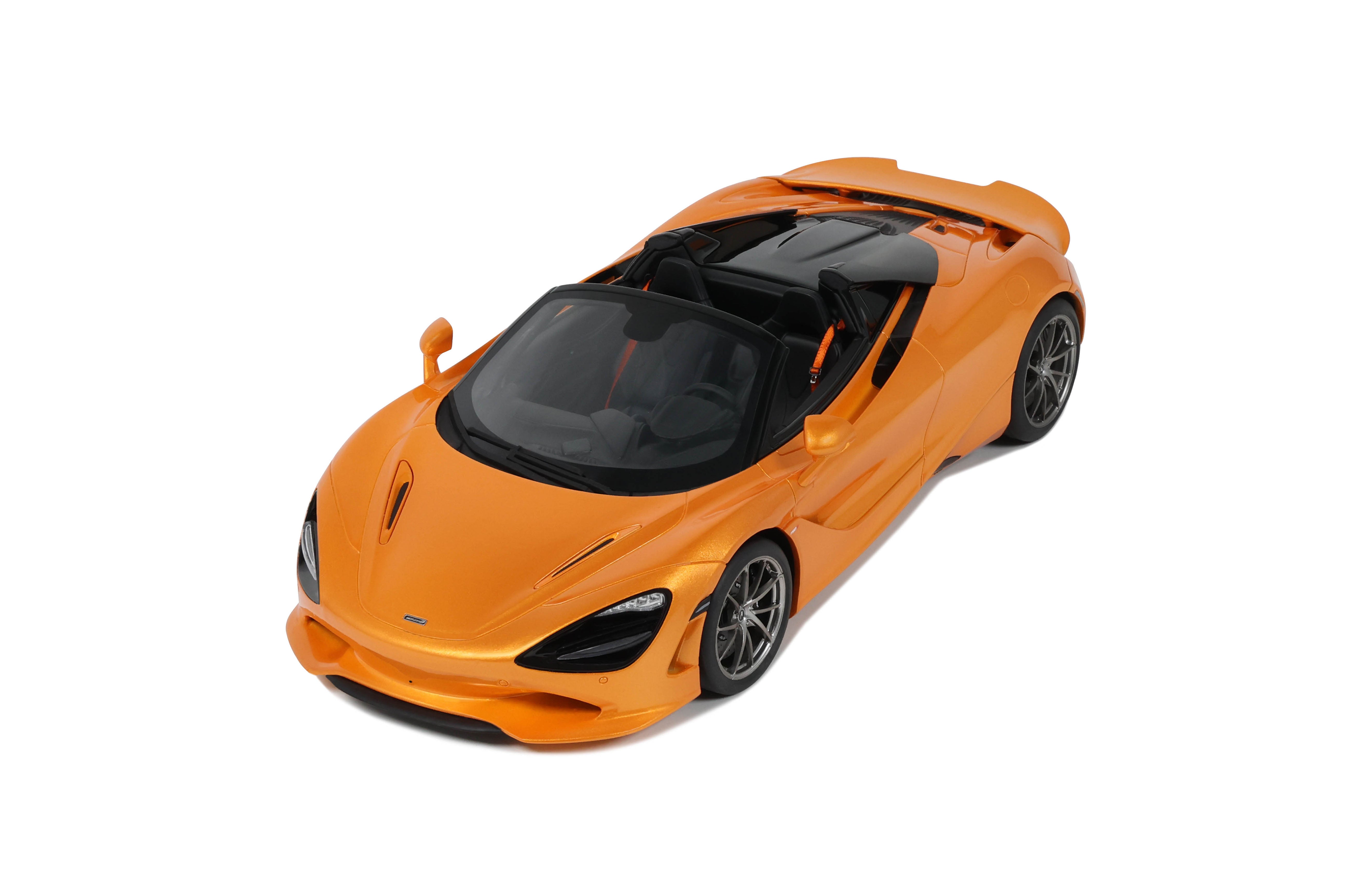 GT Spirit 1:18 Scale Resin Model - 2024 McLaren 750S Spider, Orange - GT488