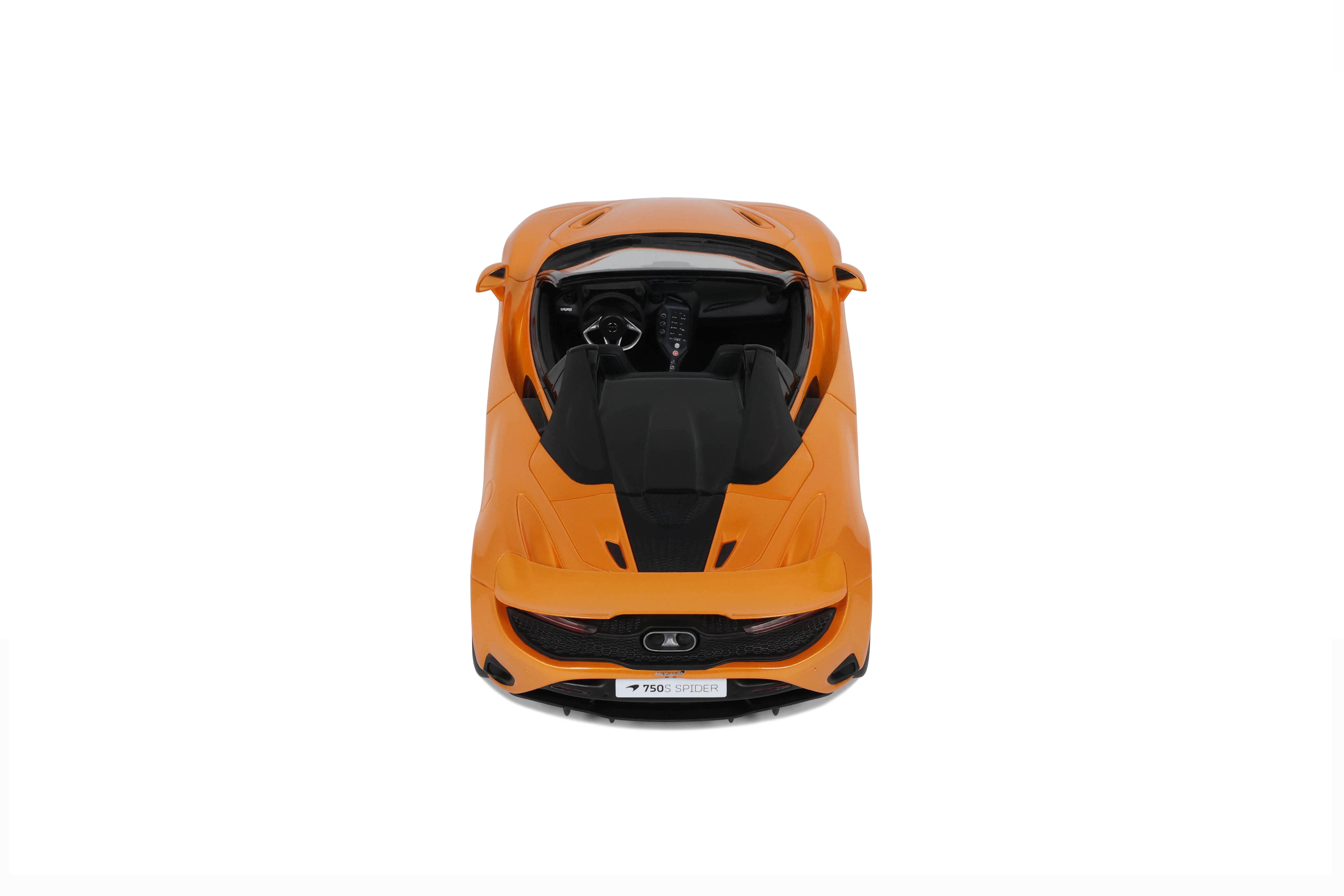 GT Spirit 1:18 Scale Resin Model - 2024 McLaren 750S Spider, Orange - GT488