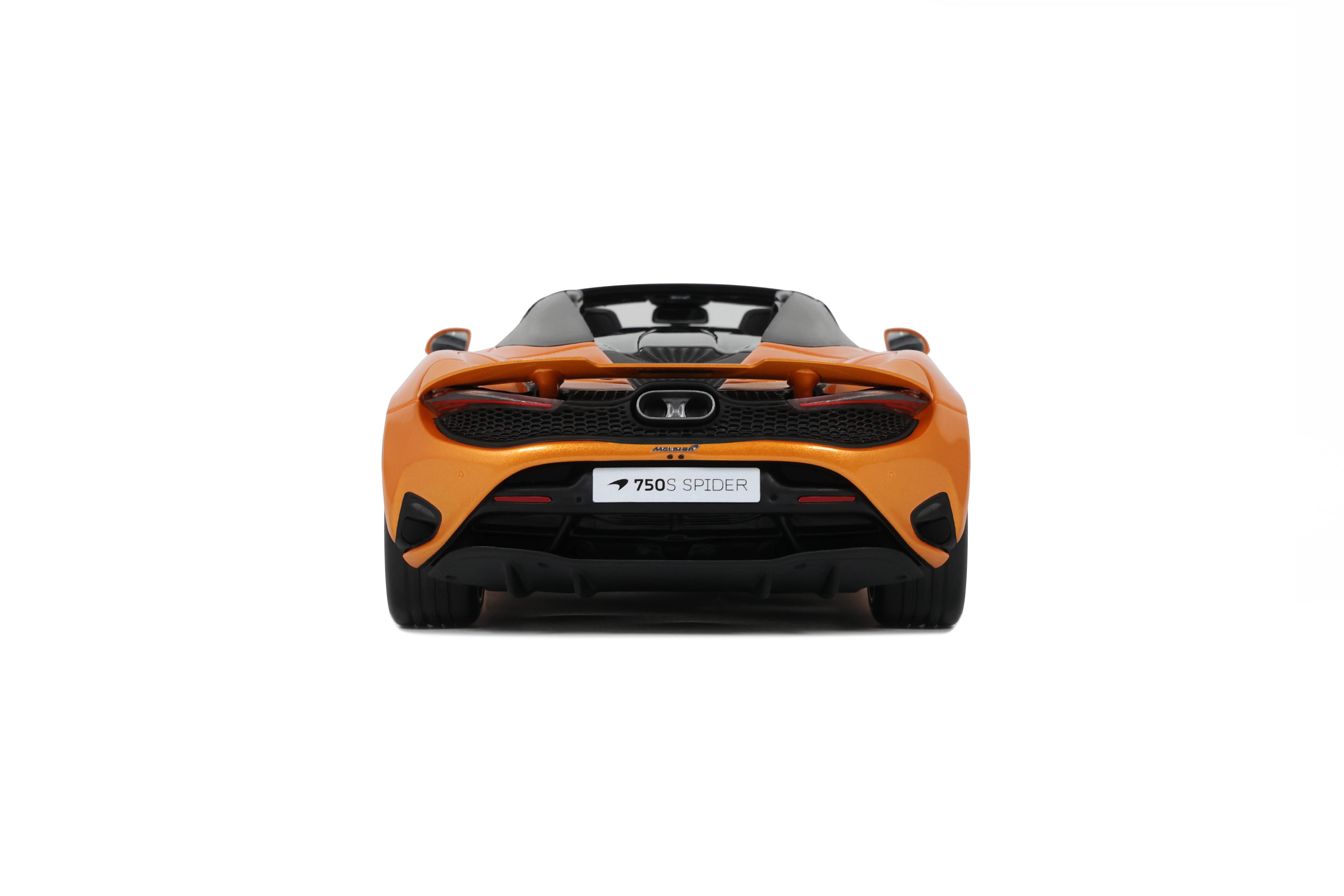GT Spirit 1:18 Scale Resin Model - 2024 McLaren 750S Spider, Orange - GT488