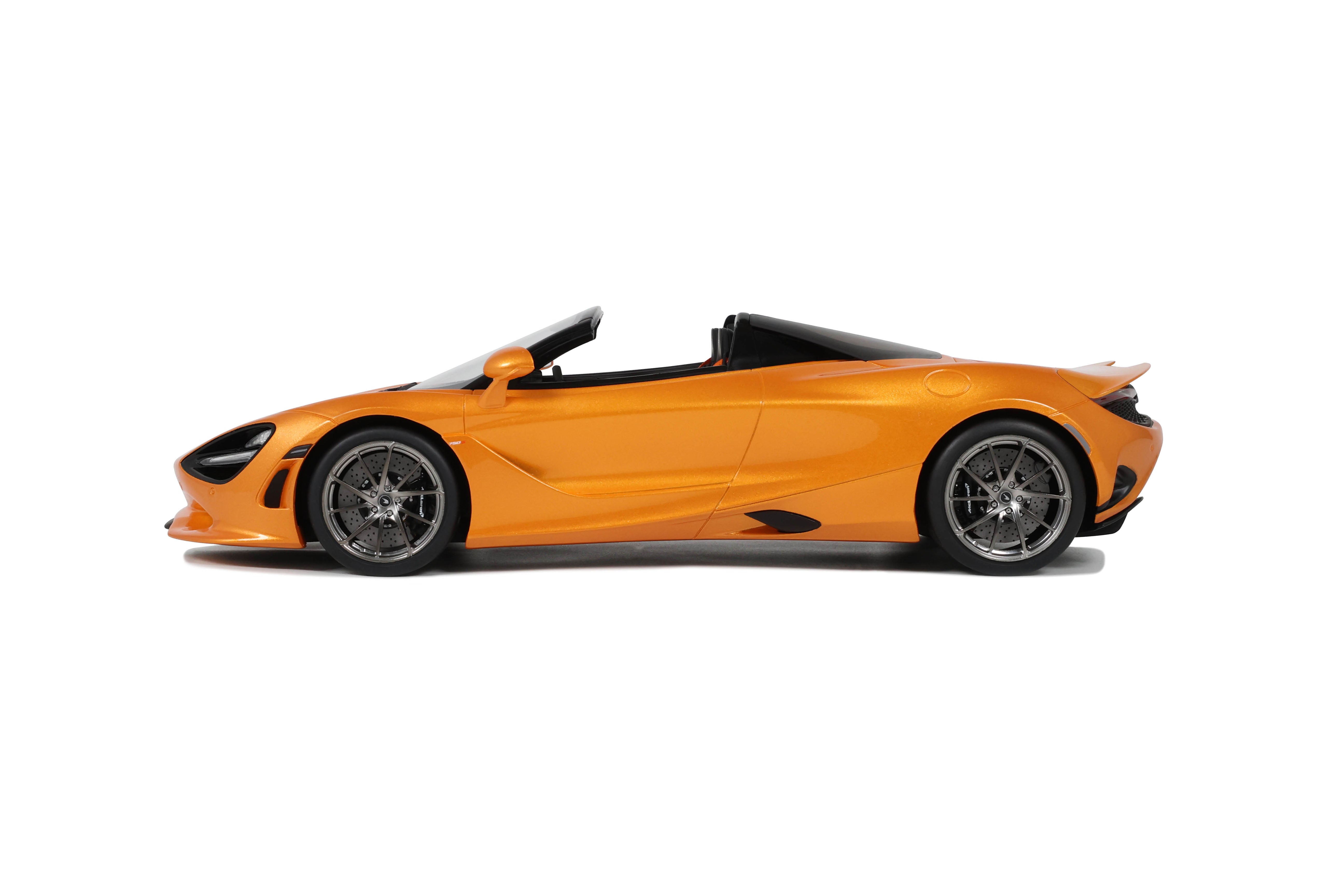 GT Spirit 1:18 Scale Resin Model - 2024 McLaren 750S Spider, Orange - GT488