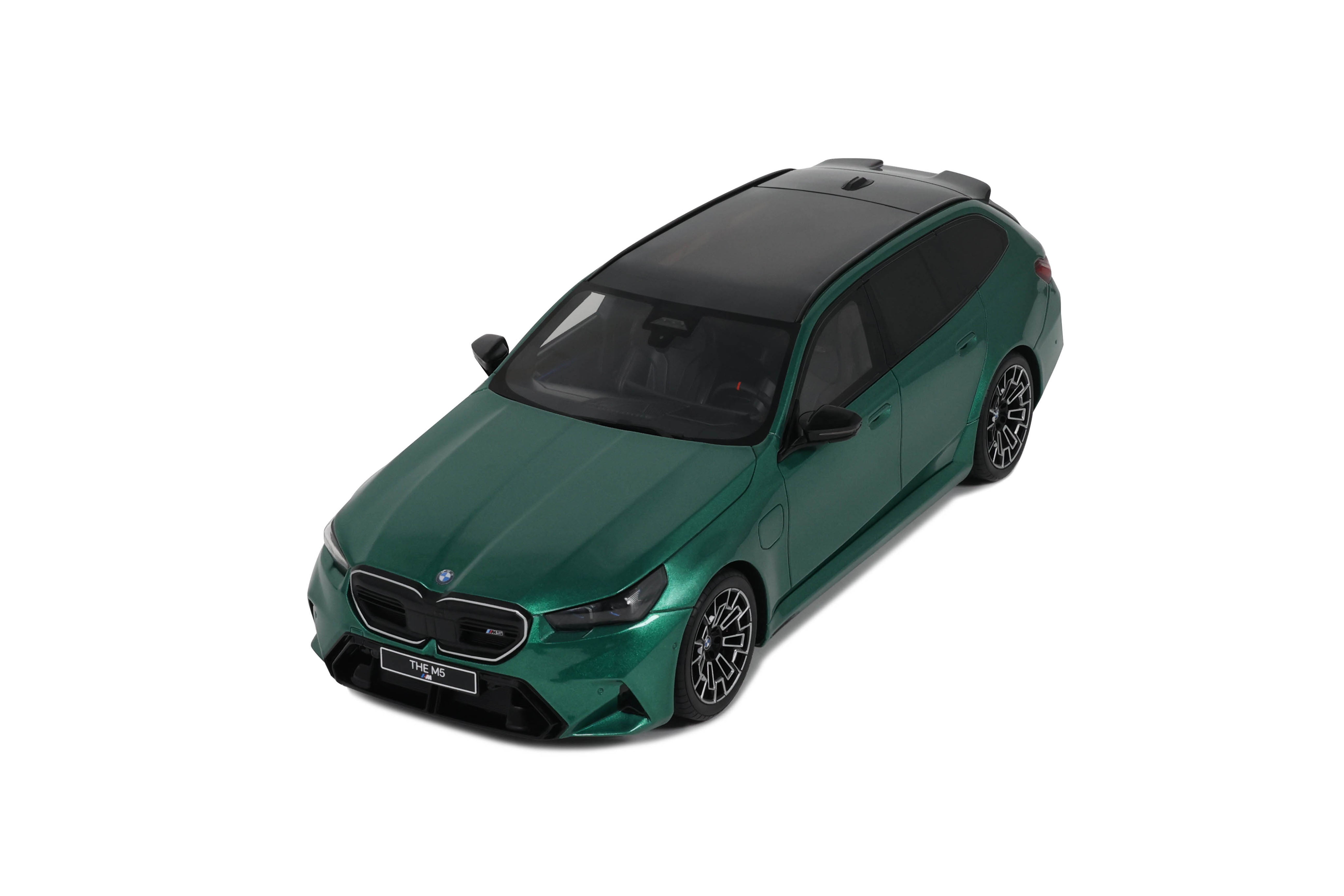 GT Spirit 1:18 Scale Resin, 2024 BMW M5 Touring - Isle of Man Green - GT509