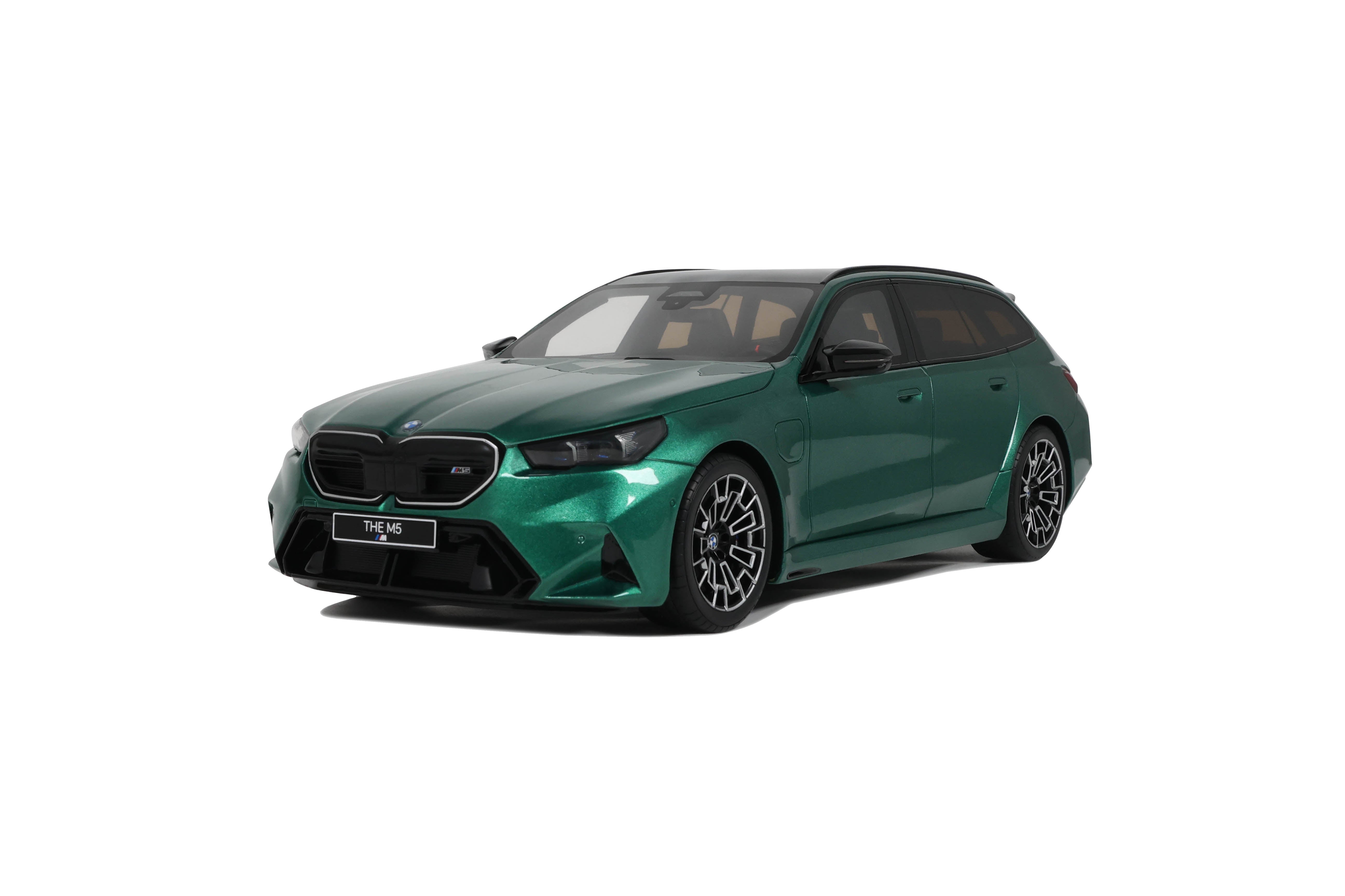 GT Spirit 1:18 Scale Resin, 2024 BMW M5 Touring - Isle of Man Green - GT509