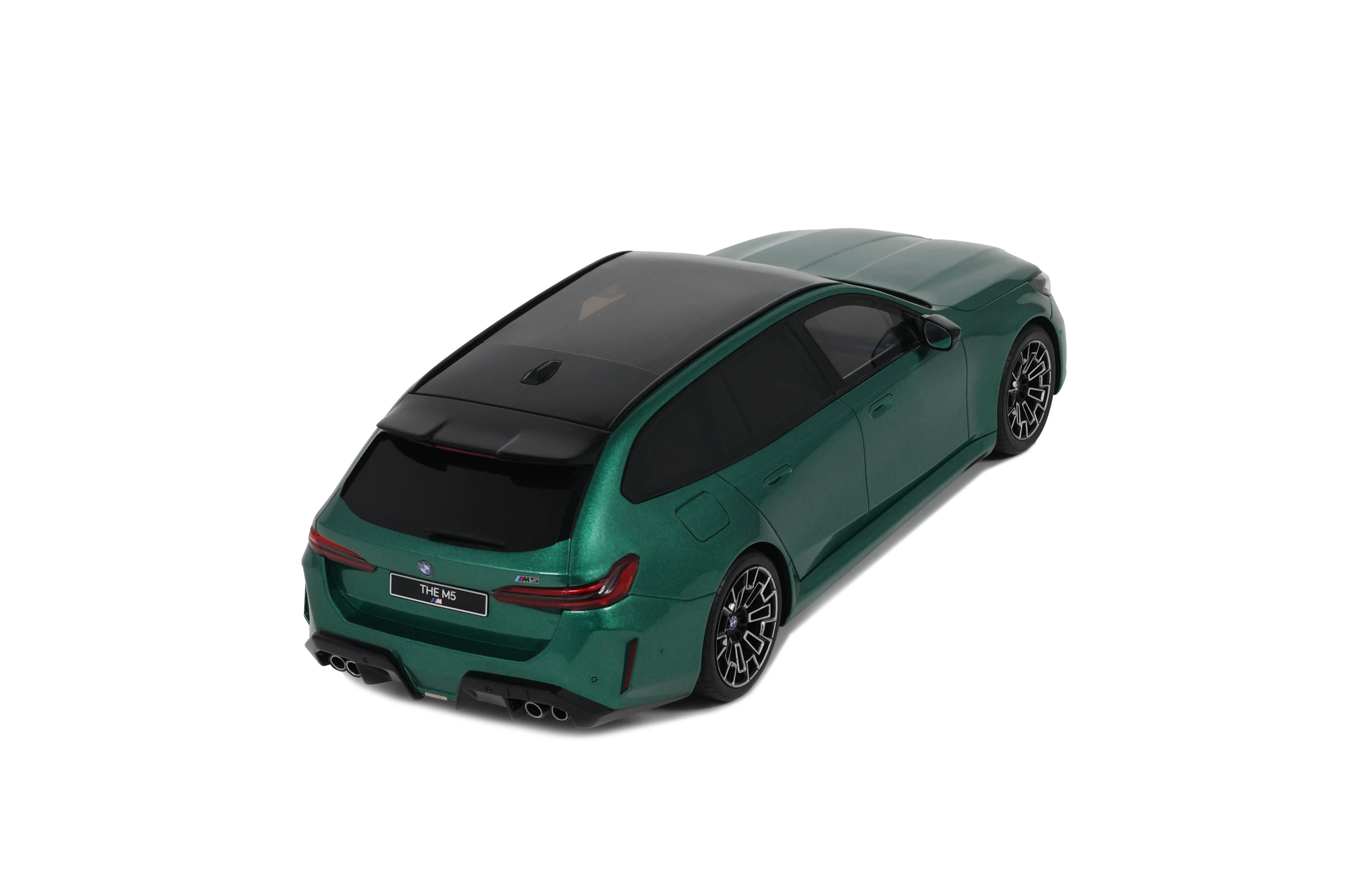 GT Spirit 1:18 Scale Resin, 2024 BMW M5 Touring - Isle of Man Green - GT509
