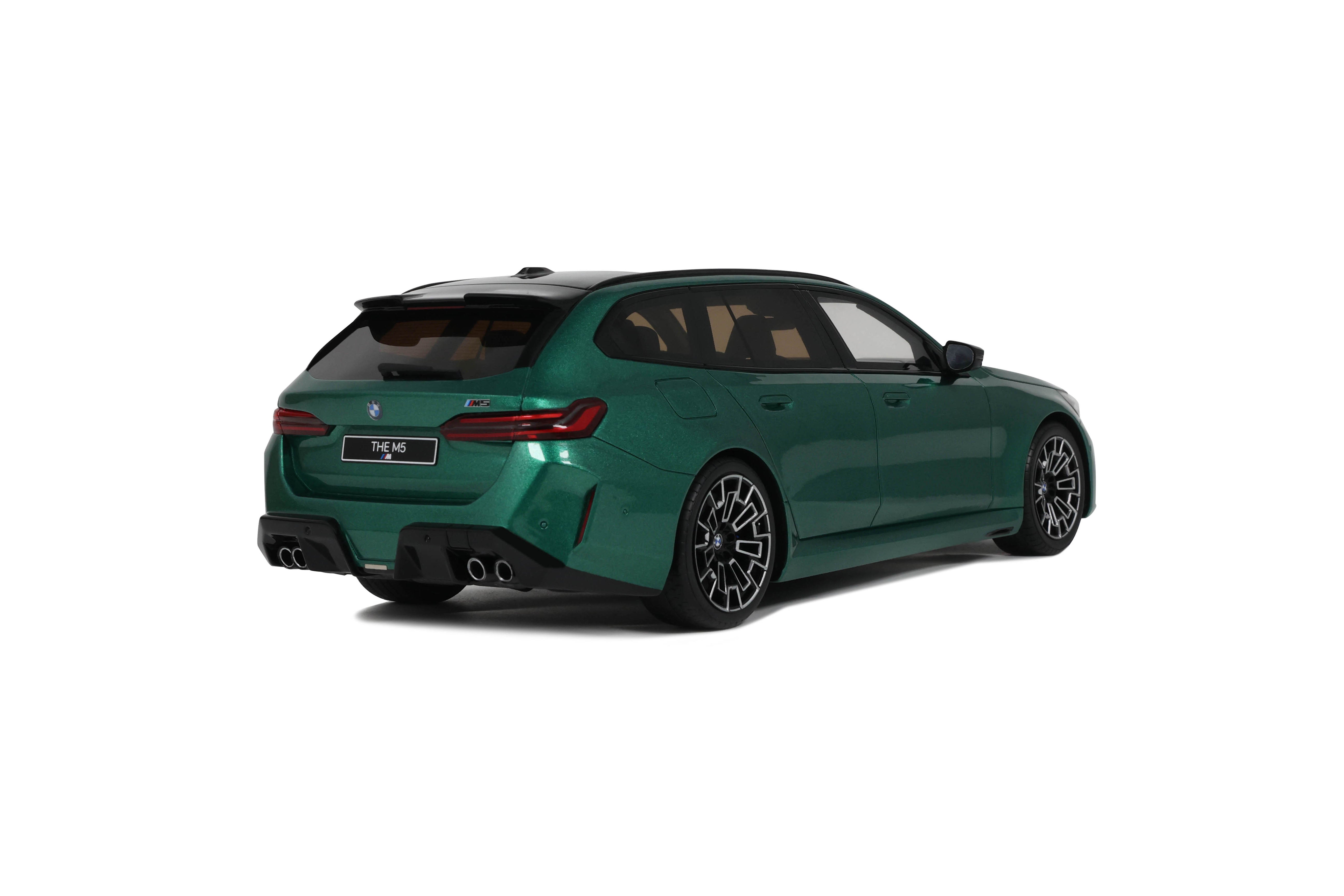 GT Spirit 1:18 Scale Resin, 2024 BMW M5 Touring - Isle of Man Green - GT509
