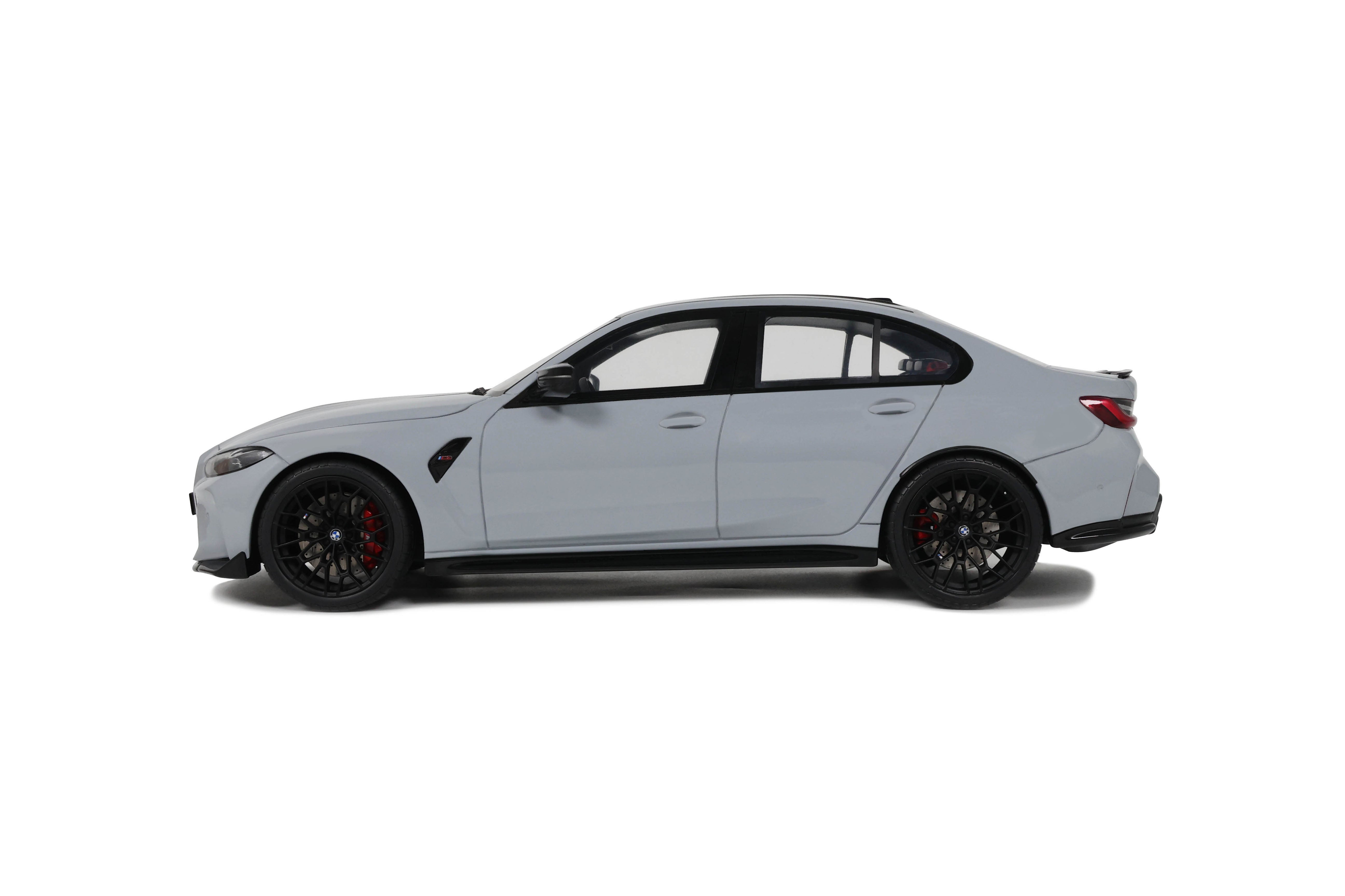 GT Spirit 1:18 Scale Resin, 2024 BMW M3 CS M - Brooklyn Grey Metallic - GT510