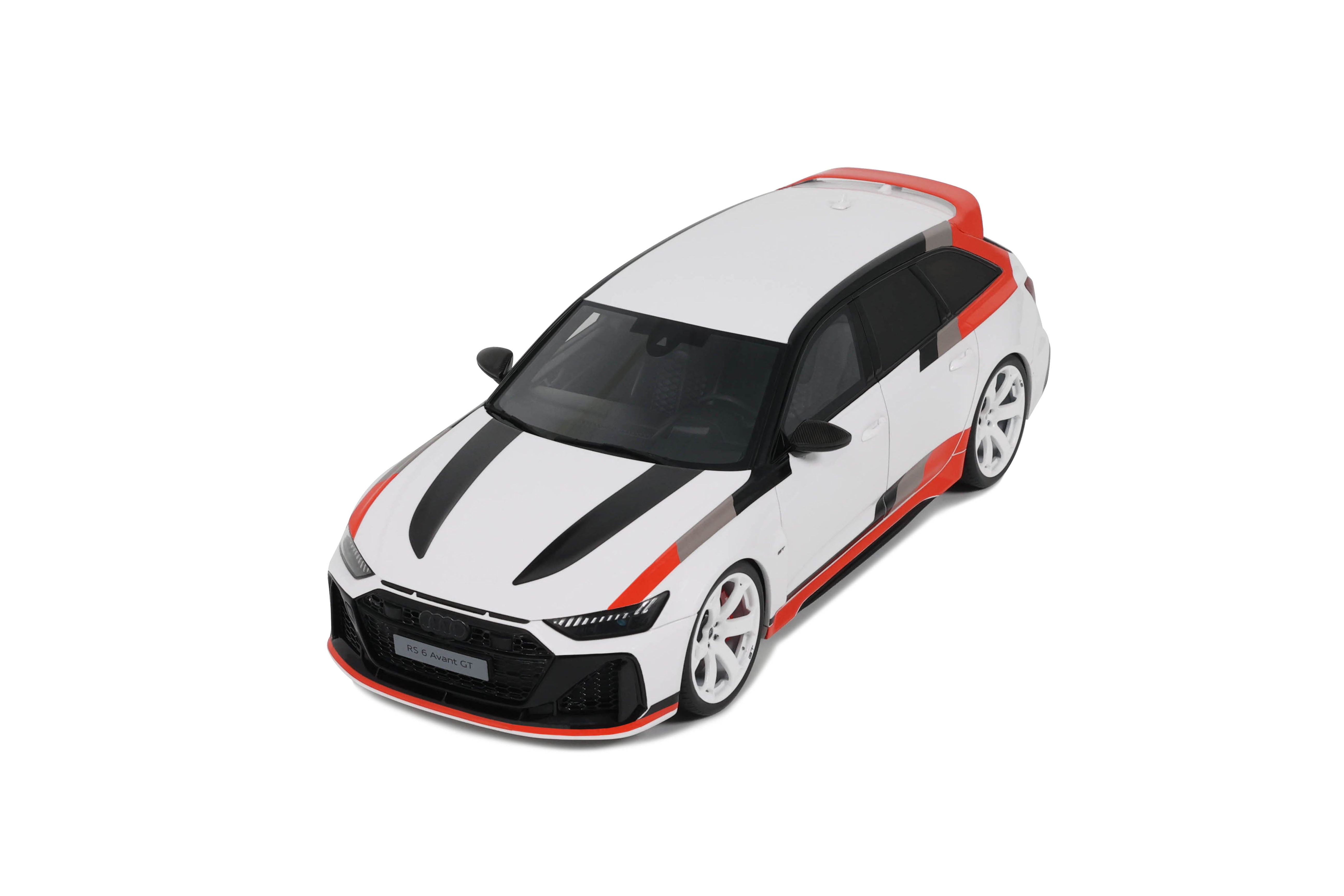 GT Spirit 1:18 Scale Resin Model Car - 2024 Audi RS 6, Arkona White - GT512