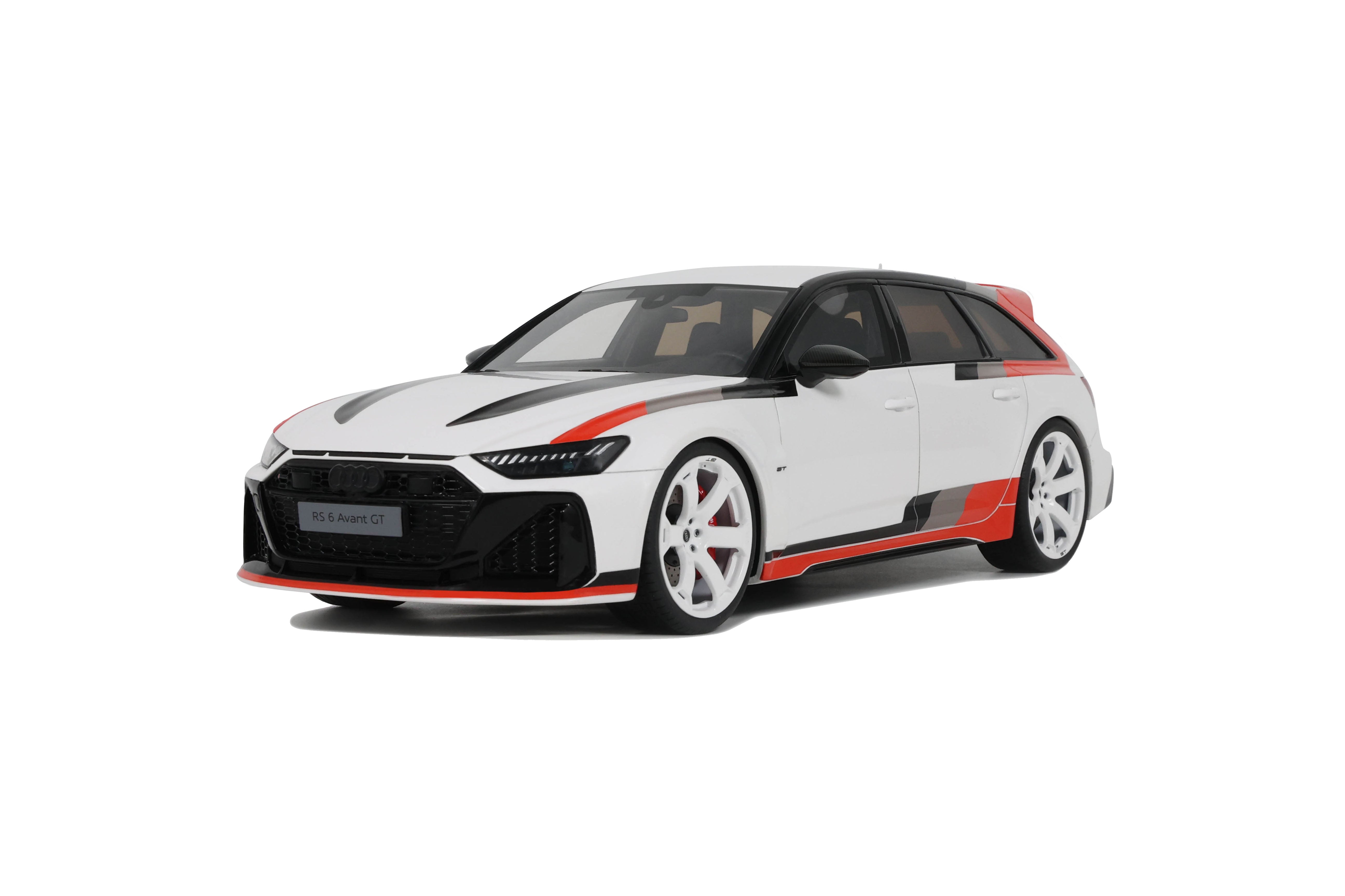GT Spirit 1:18 Scale Resin Model Car - 2024 Audi RS 6, Arkona White - GT512