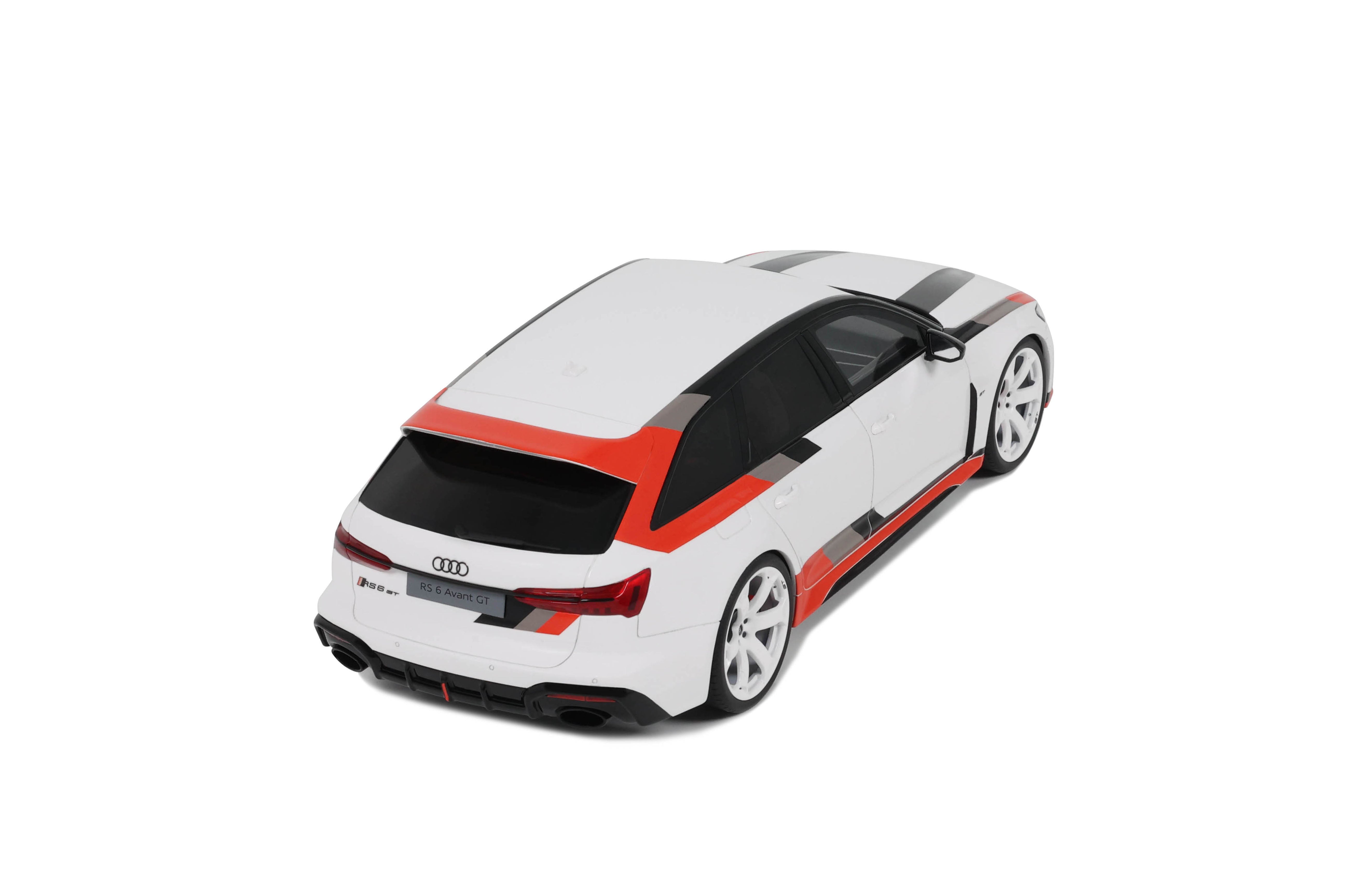 GT Spirit 1:18 Scale Resin Model Car - 2024 Audi RS 6, Arkona White - GT512