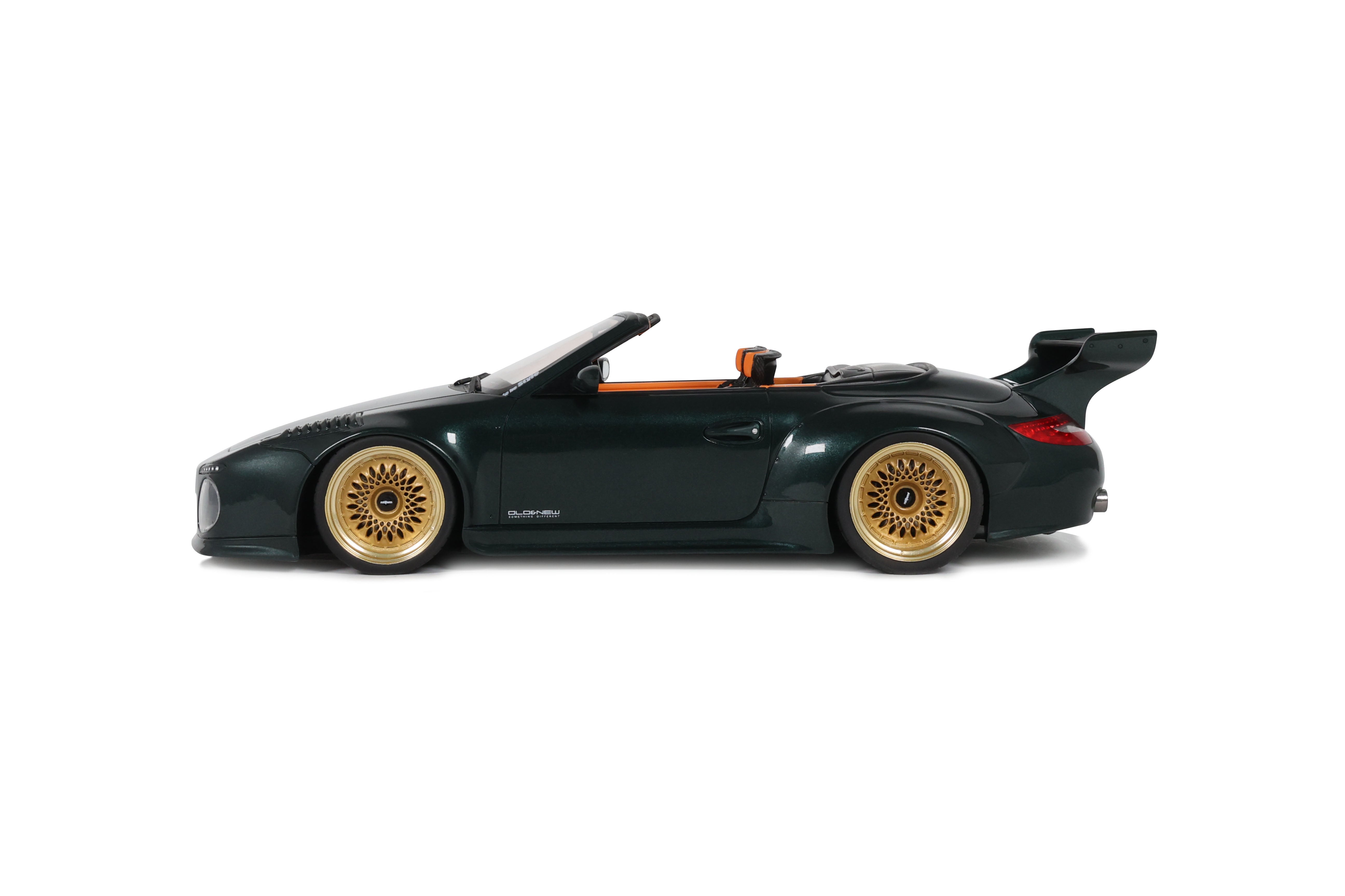 GT Spirit 1:18 Scale Resin, 2024 Porsche 911 (997) OLD & NEW TOKYO AUTO SALON, GREEN - GT548