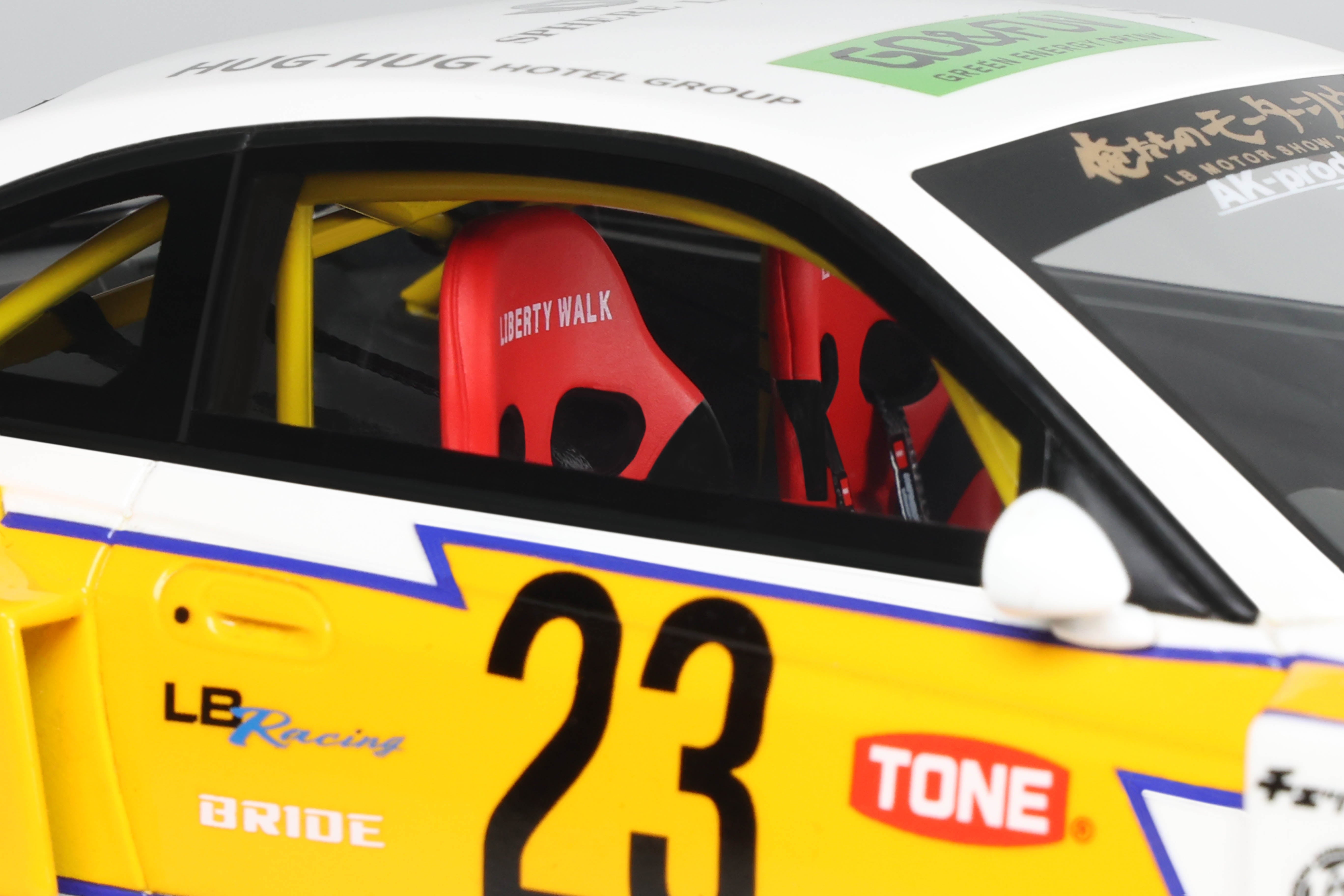 GT Spirit 1:18 Scale Resin, 2021 NISSAN S15 SILVA LB SUPER SILHOUETTE, WHITE - GT560