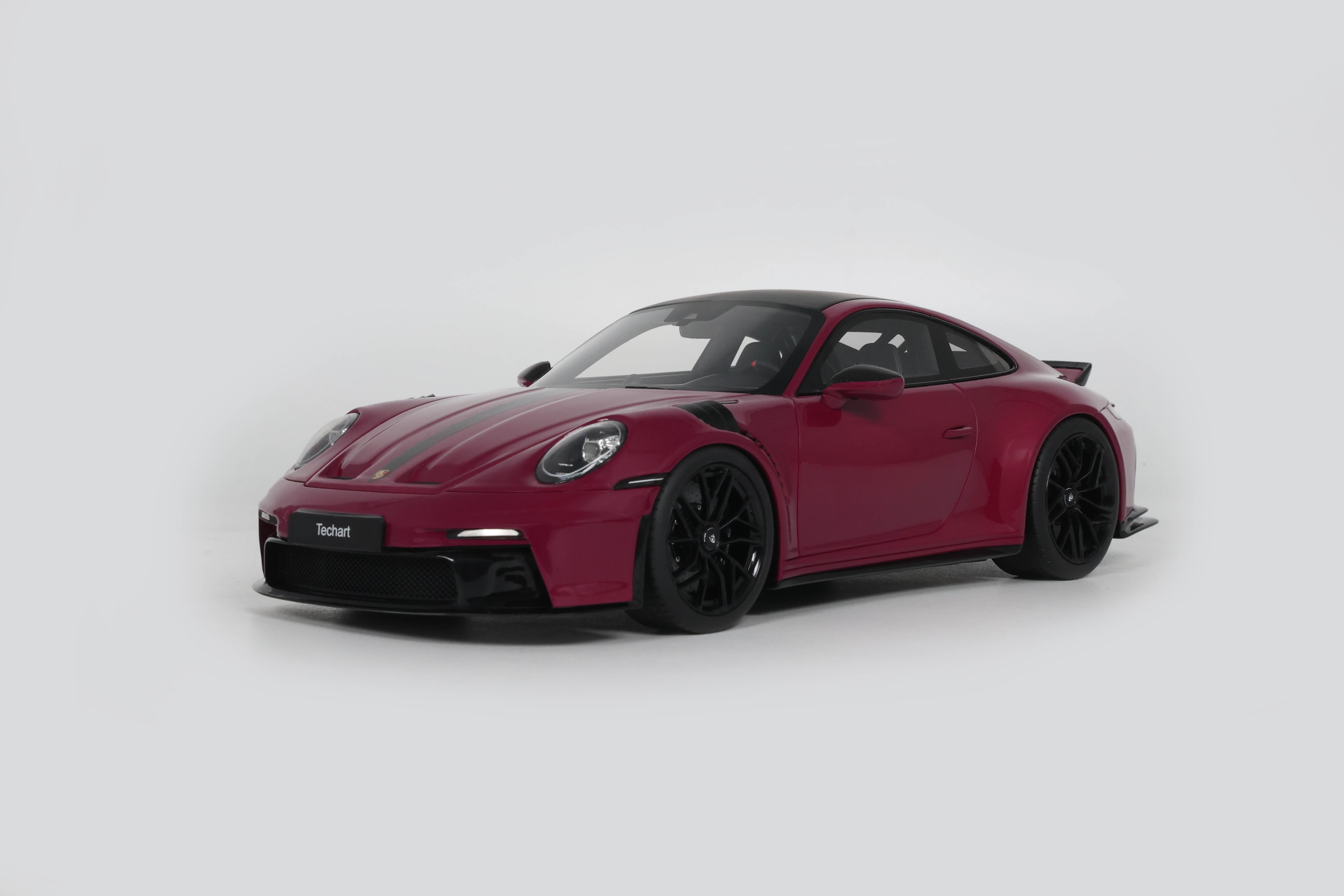 GT Spirit 1:18 Scale Resin, Porsche 911 TECHART GT3 TOURING, RUBYSTONE RED - GT561