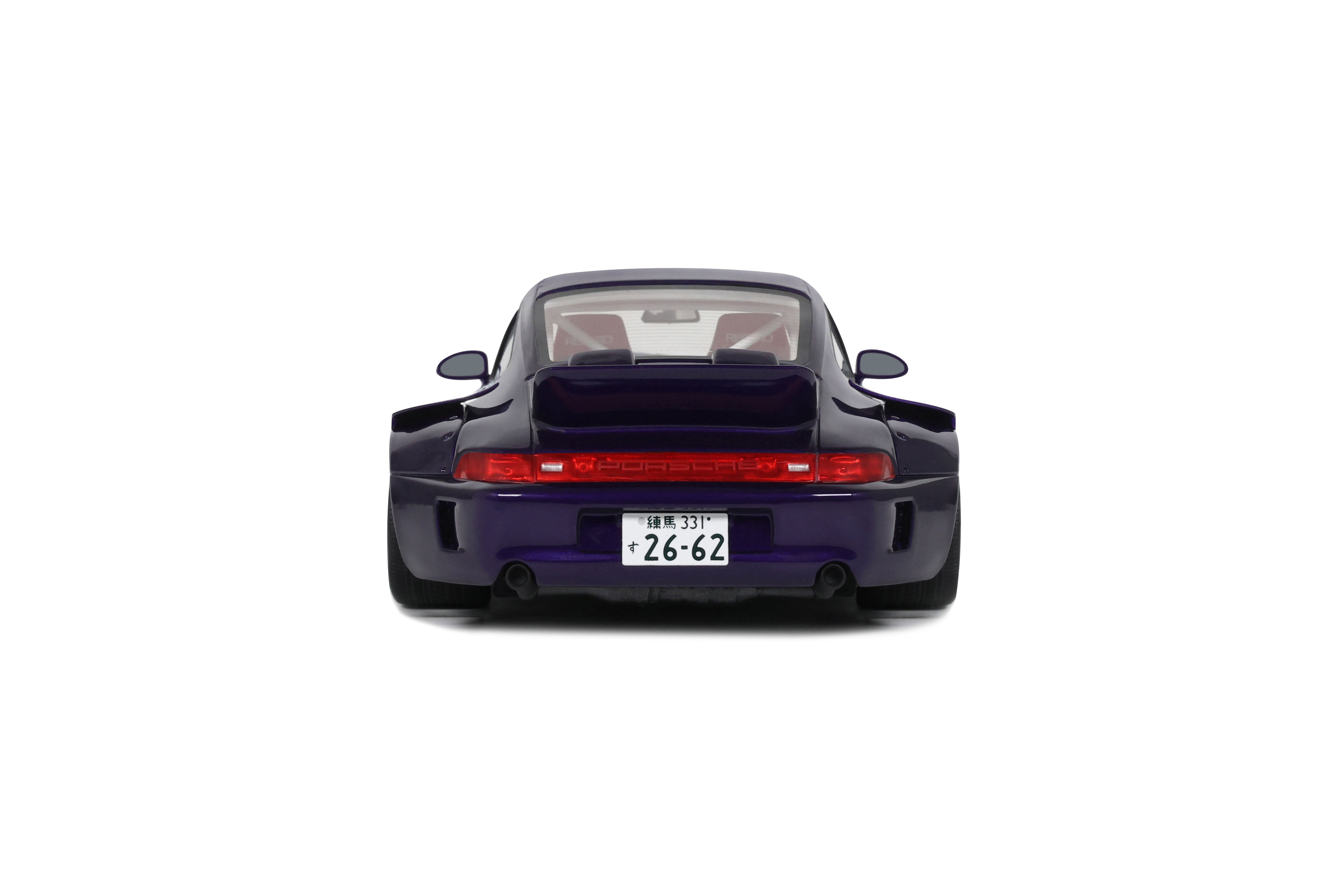 GT Spirit 1:18 Scale Resin, 2015 Porsche 911 RWB ARMY GIRL, PURPLE - GT562