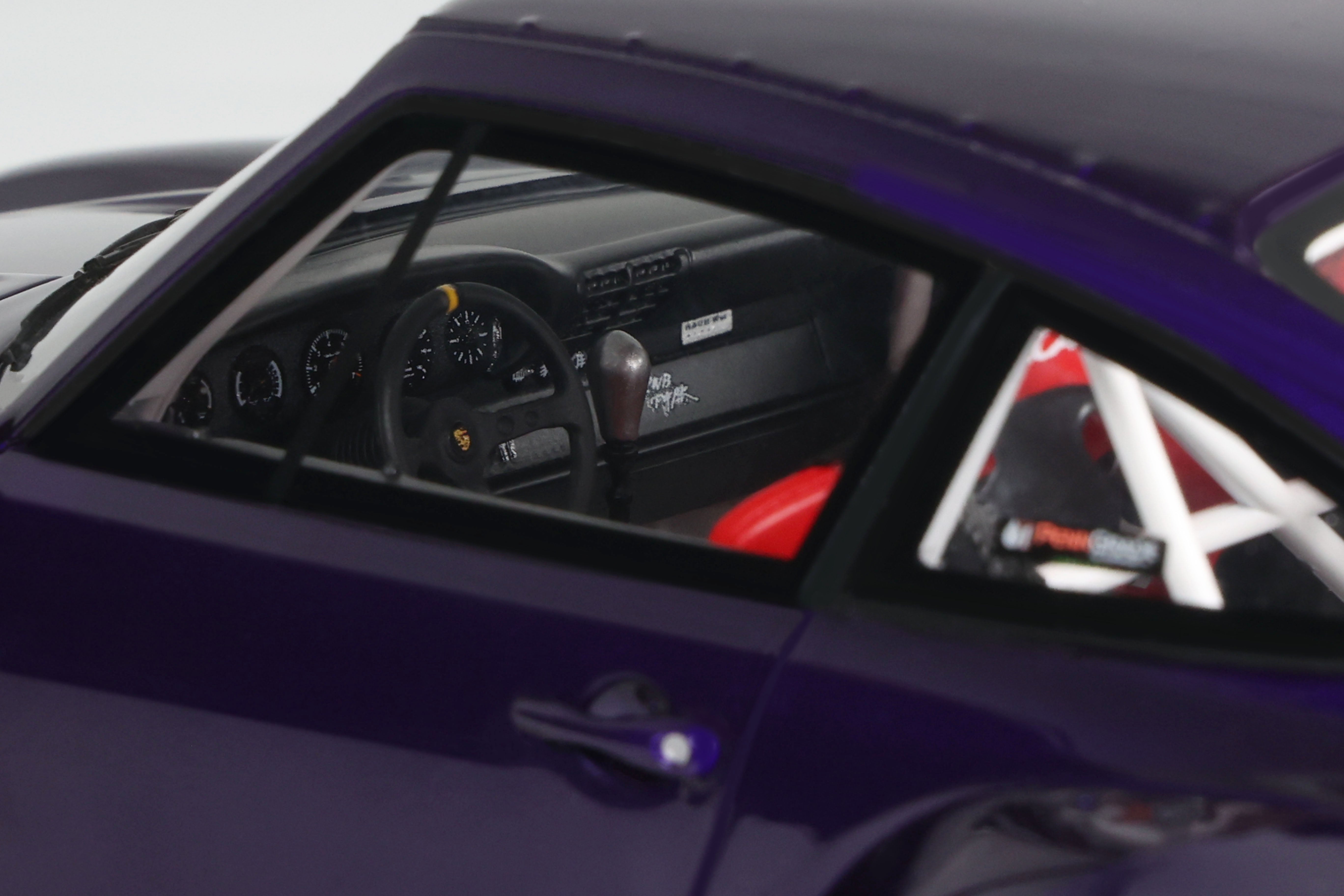 GT Spirit 1:18 Scale Resin, 2015 Porsche 911 RWB ARMY GIRL, PURPLE - GT562