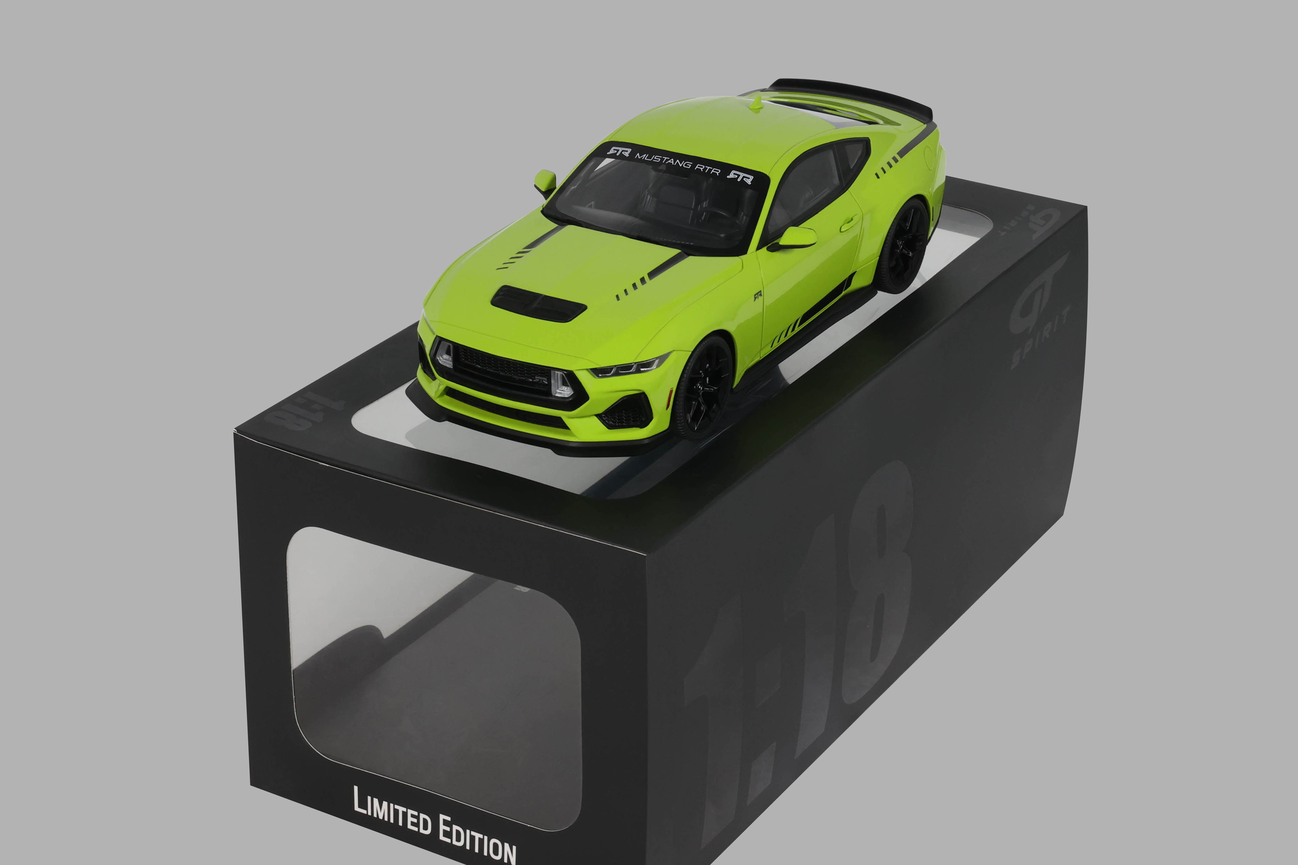 GT Spirit 1:18 Scale Resin, 2025 RTR FORD MUSTANG SPEC-3, YELLOW - GT565