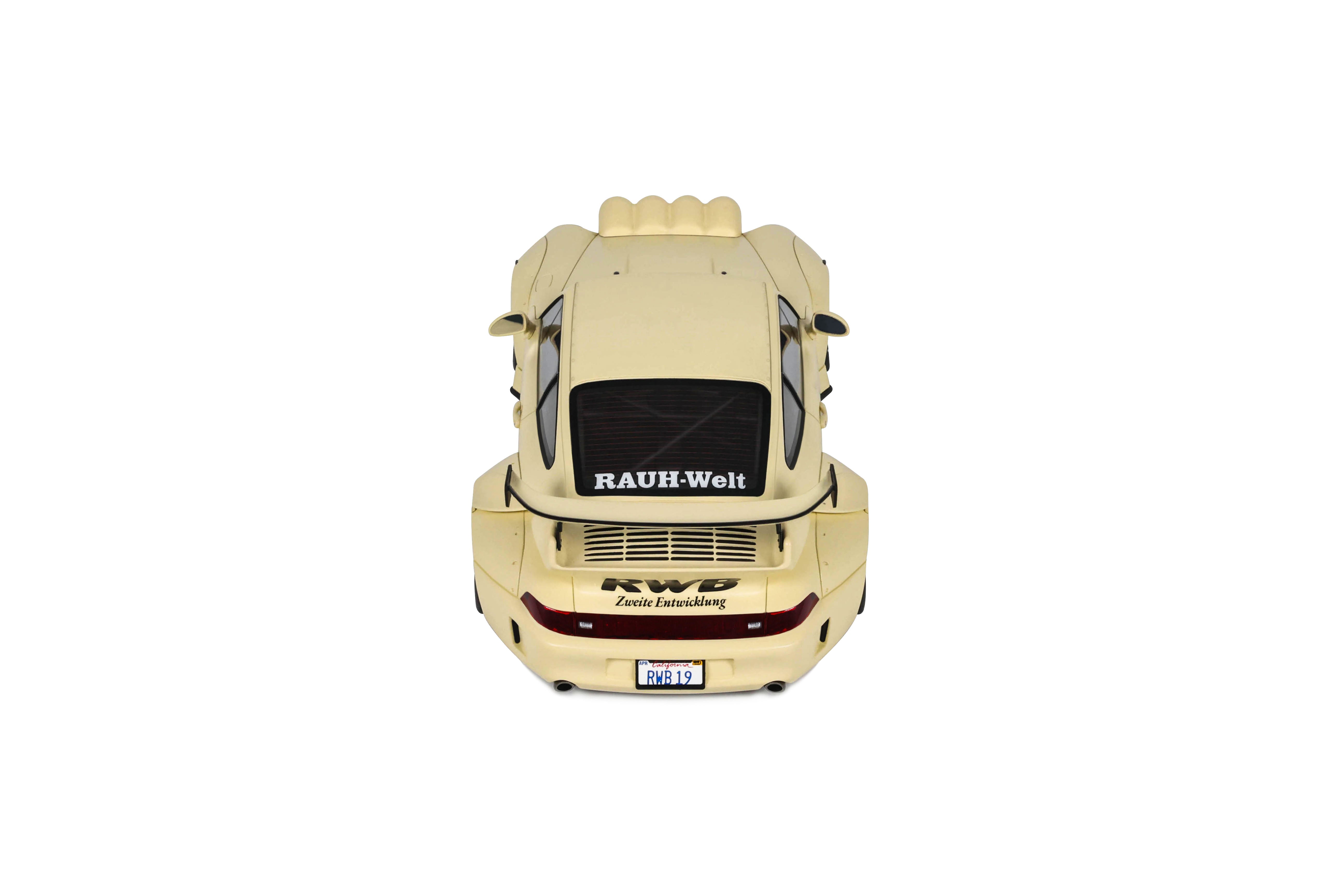 GT Spirit 1:18 Scale Resin, 2023 Porsche 911 RWB, SANDSTORM BEIGE - GT566