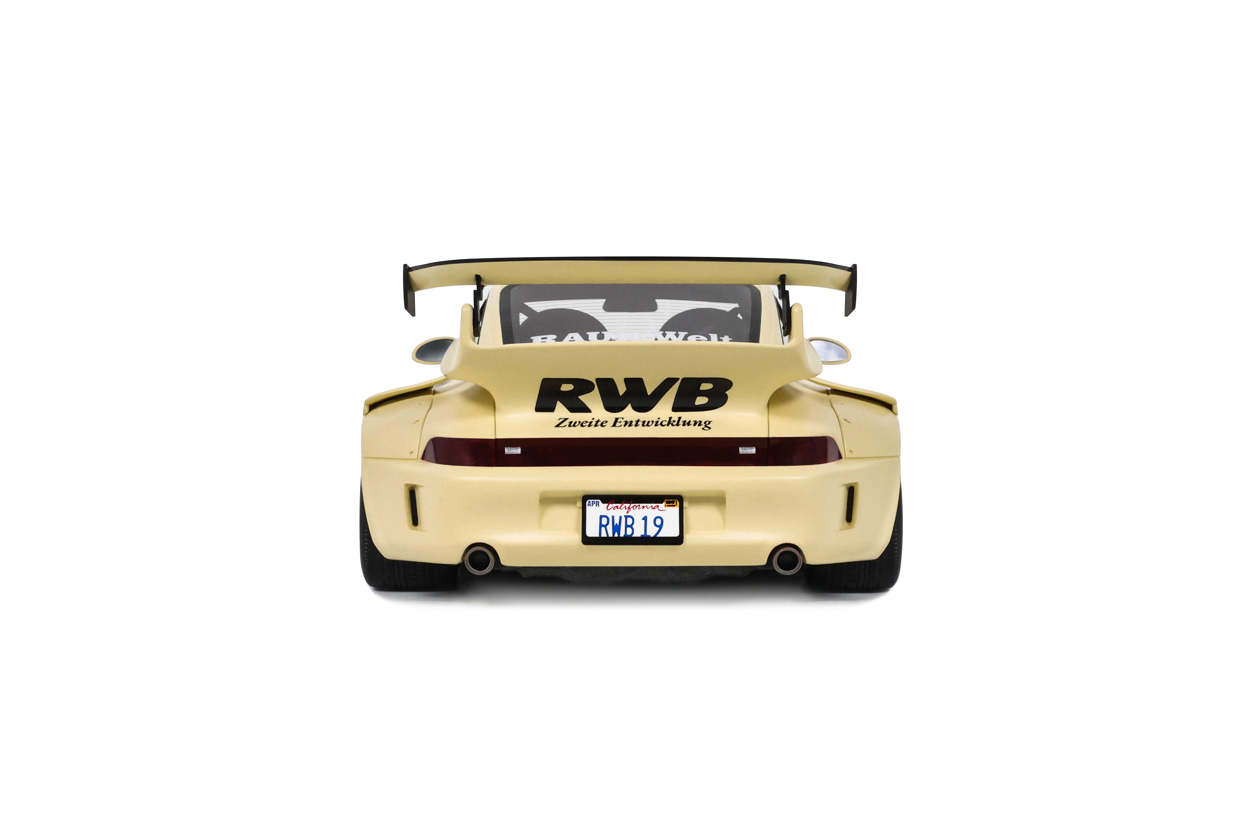 GT Spirit 1:18 Scale Resin, 2023 Porsche 911 RWB, SANDSTORM BEIGE - GT566