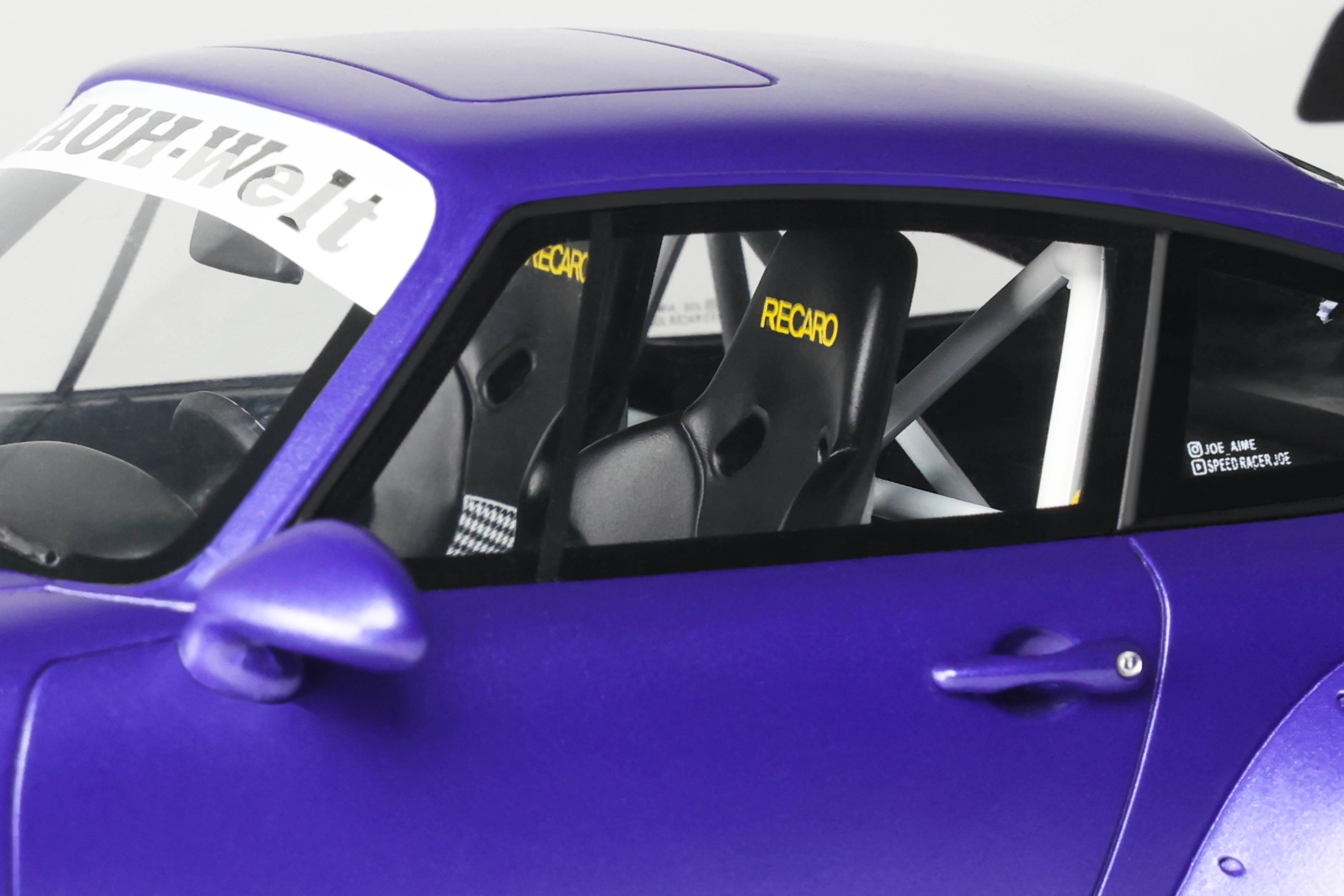 GT Spirit 1:18 Scale Resin, 2024 PORSCHE 911 RWB SON GOKU, PURPLE - GT571