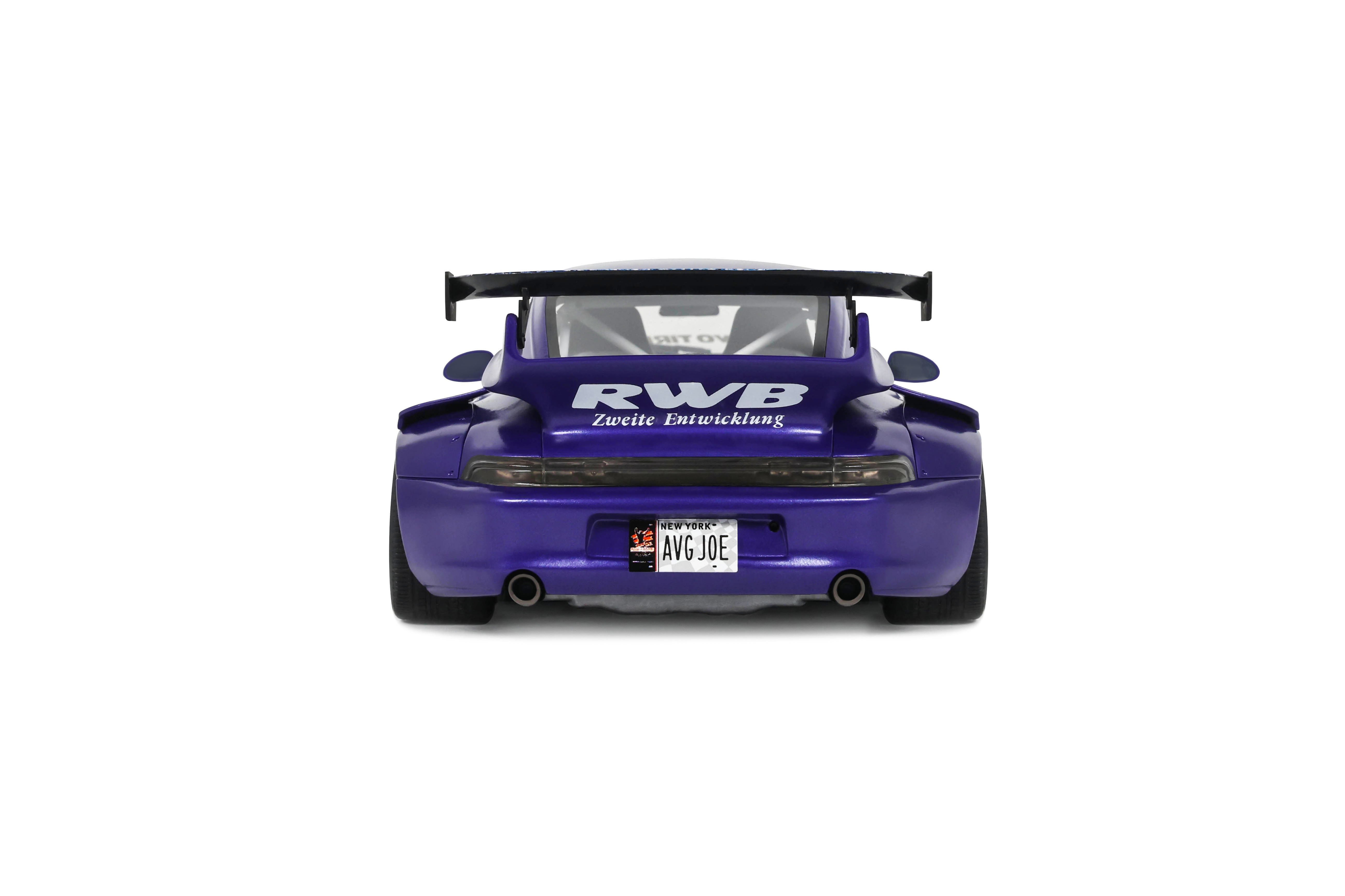 GT Spirit 1:18 Scale Resin, 2024 PORSCHE 911 RWB SON GOKU, PURPLE - GT571