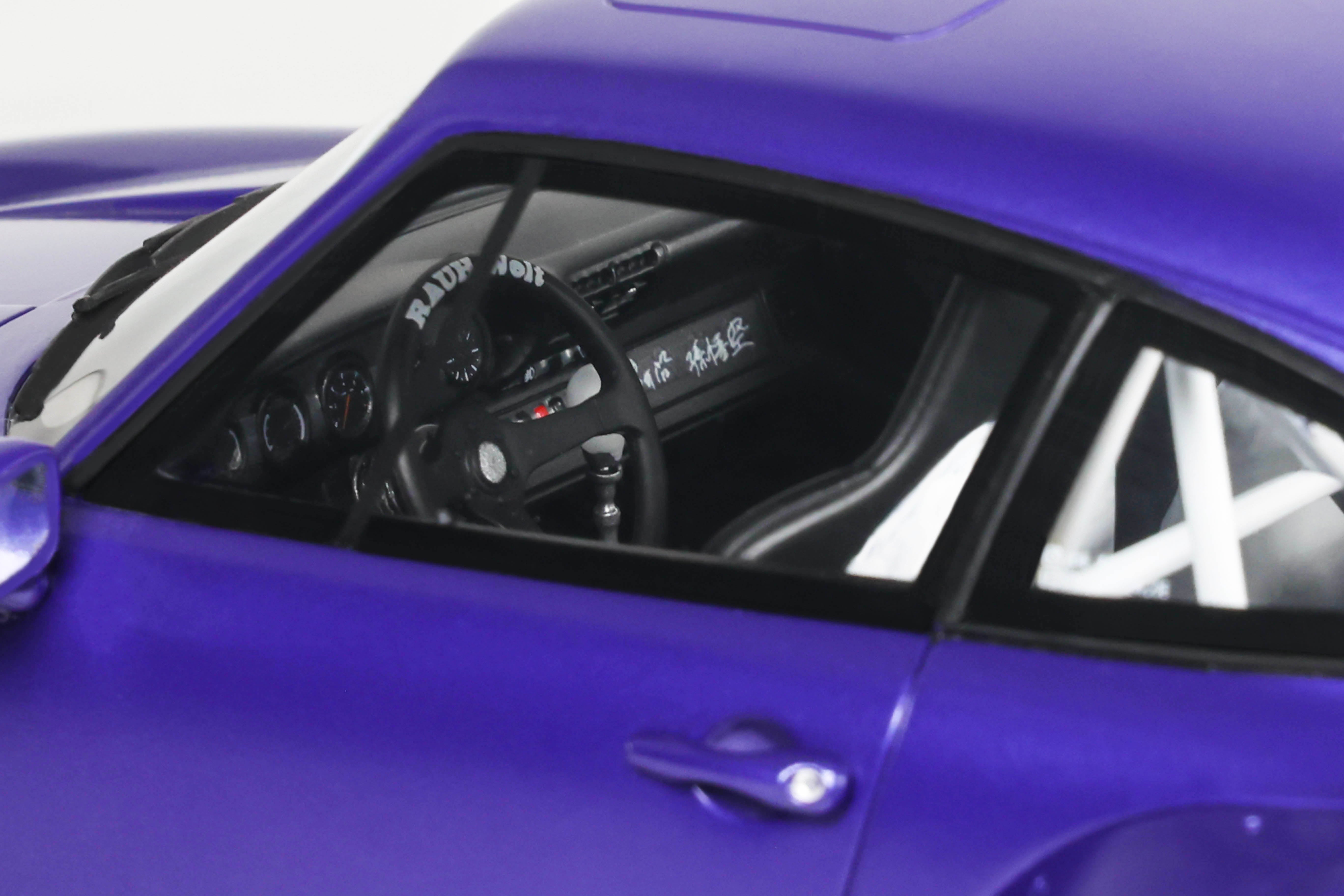 GT Spirit 1:18 Scale Resin, 2024 PORSCHE 911 RWB SON GOKU, PURPLE - GT571
