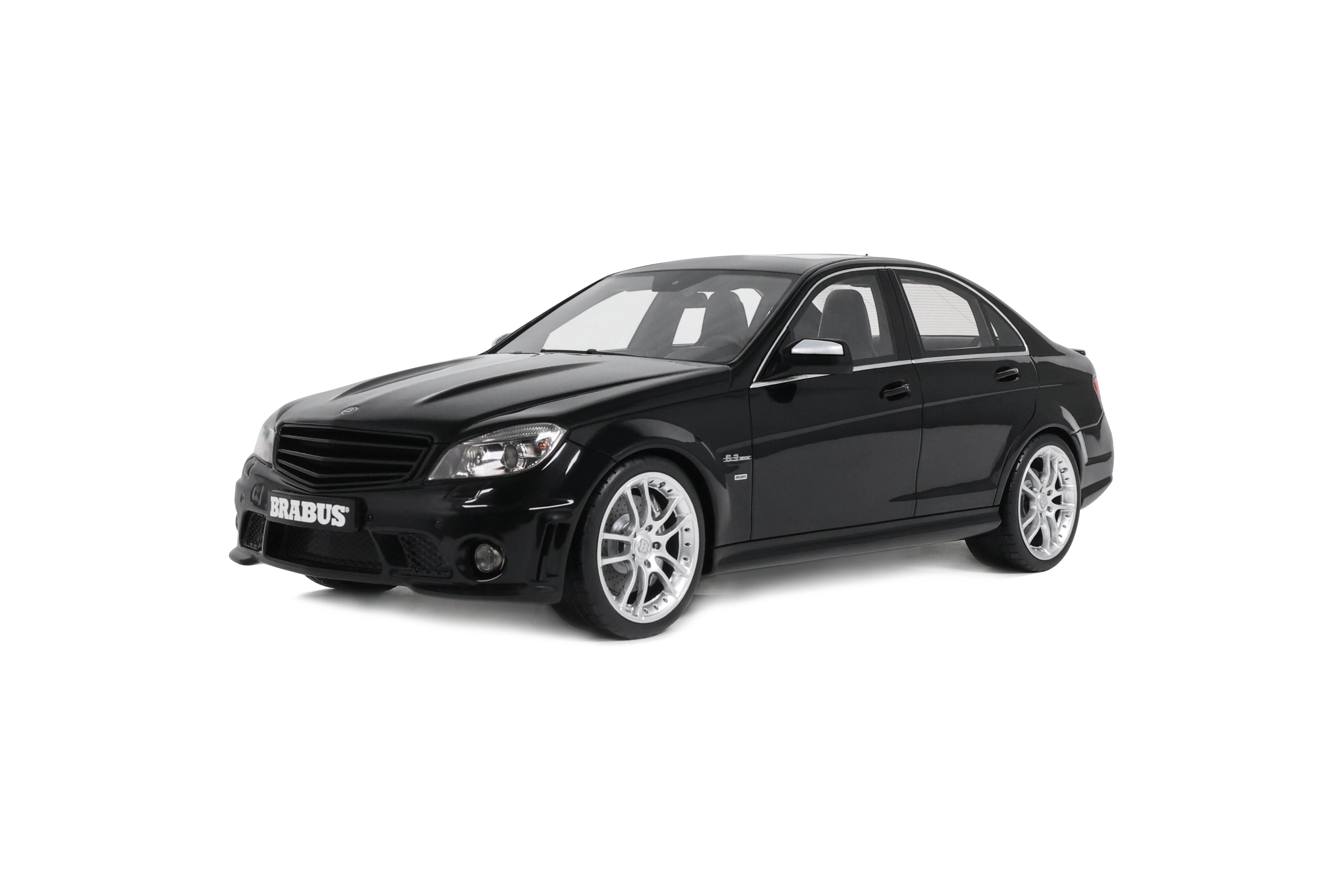 GT Spirit 1:18 Scale Resin, 2008 BRABUS B63S Mercedes Benz C63 AMG, OBSIDIAN BLACK - GT582
