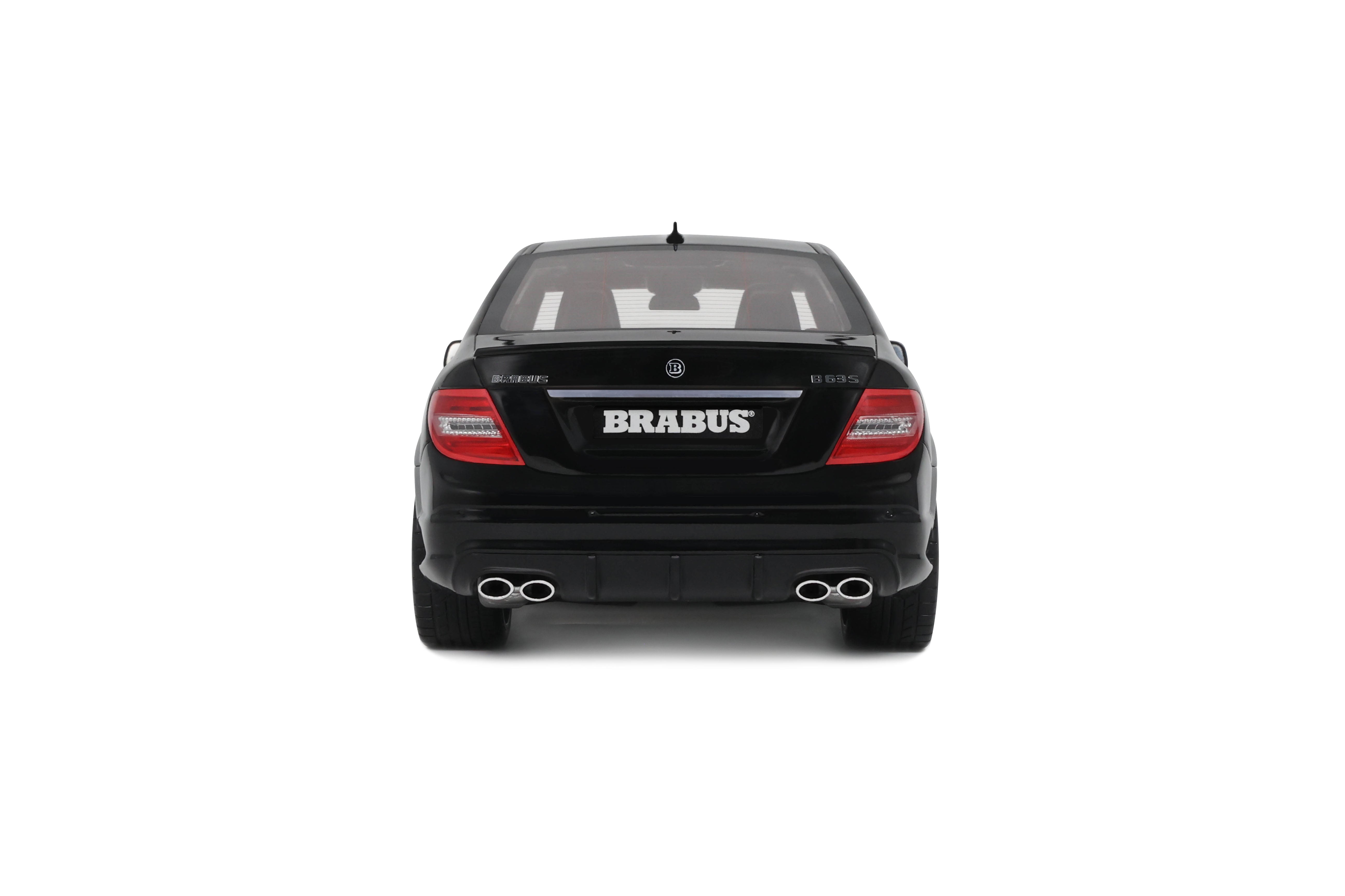 GT Spirit 1:18 Scale Resin, 2008 BRABUS B63S Mercedes Benz C63 AMG, OBSIDIAN BLACK - GT582