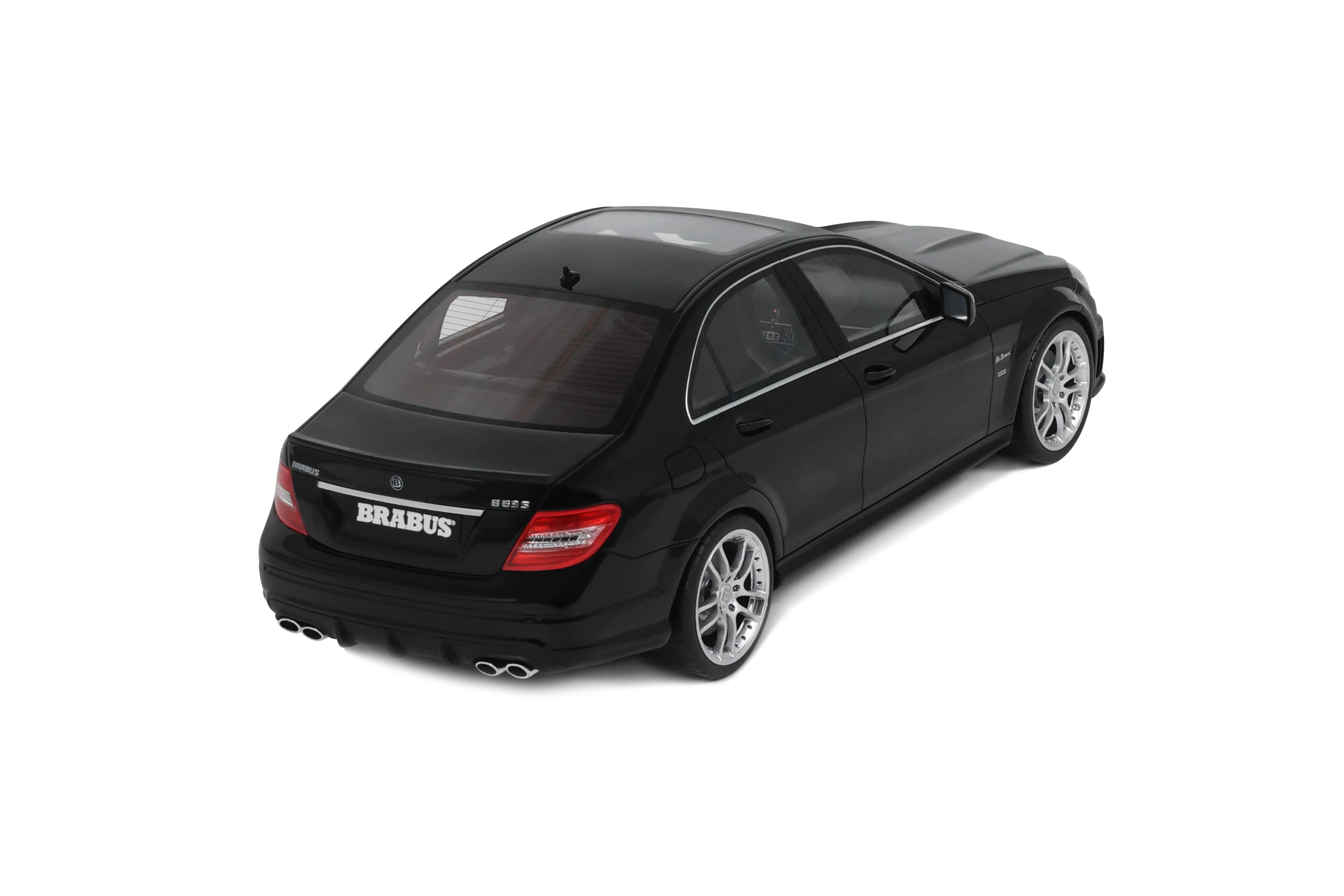 GT Spirit 1:18 Scale Resin, 2008 BRABUS B63S Mercedes Benz C63 AMG, OBSIDIAN BLACK - GT582