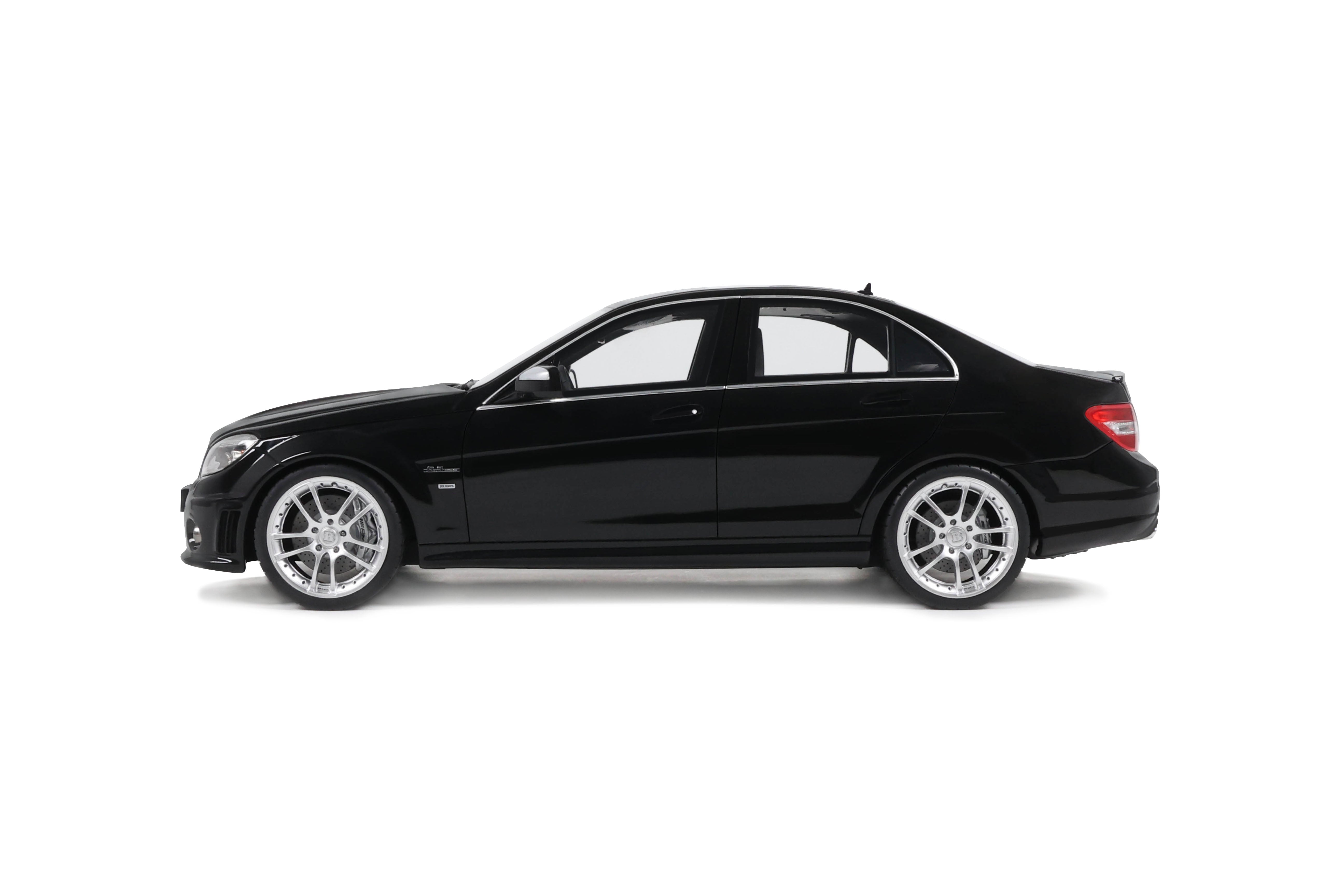 GT Spirit 1:18 Scale Resin, 2008 BRABUS B63S Mercedes Benz C63 AMG, OBSIDIAN BLACK - GT582