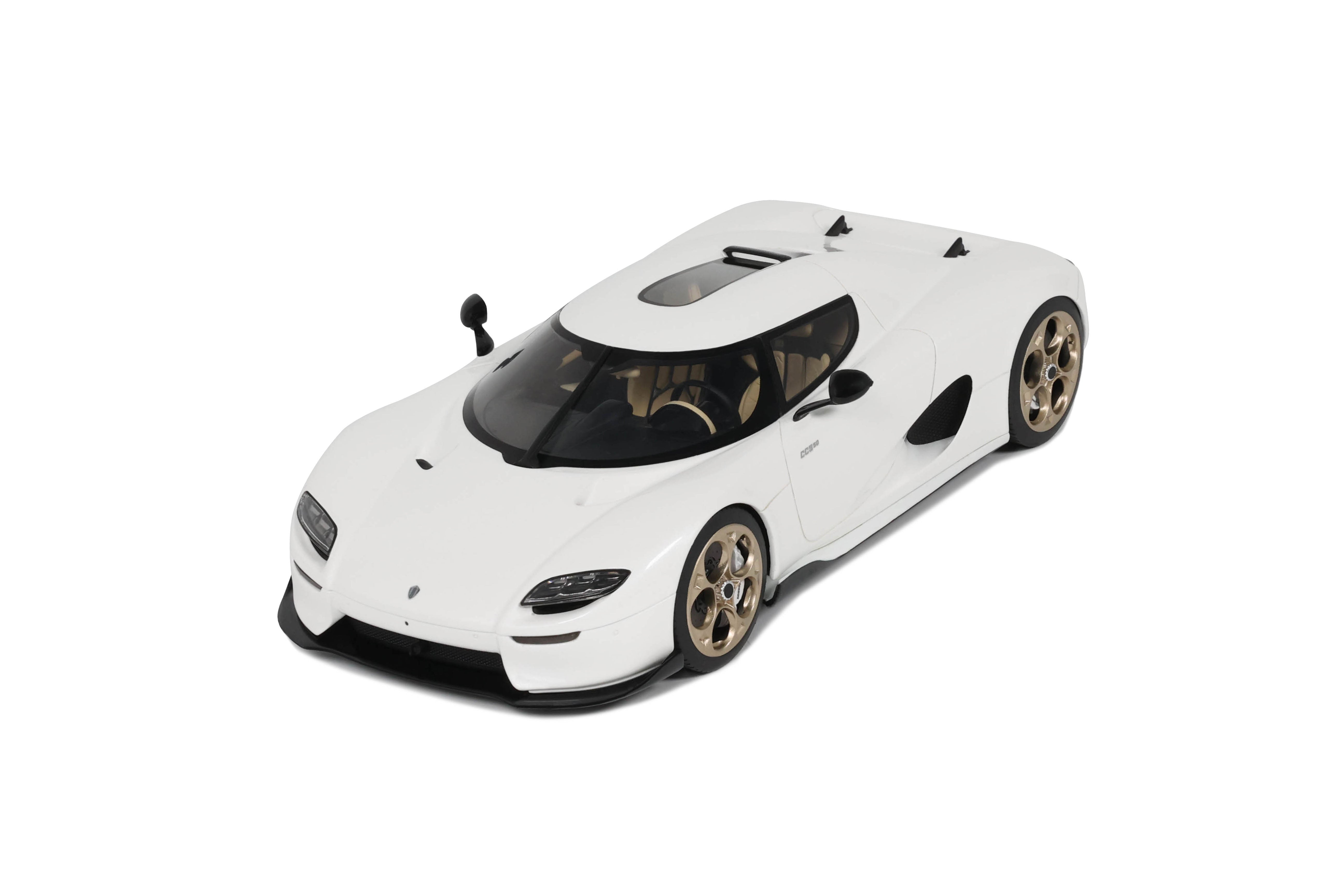 GT Spirit 1:18 Scale Resin, 2024 Koenigsegg CC8850 - White - GT903