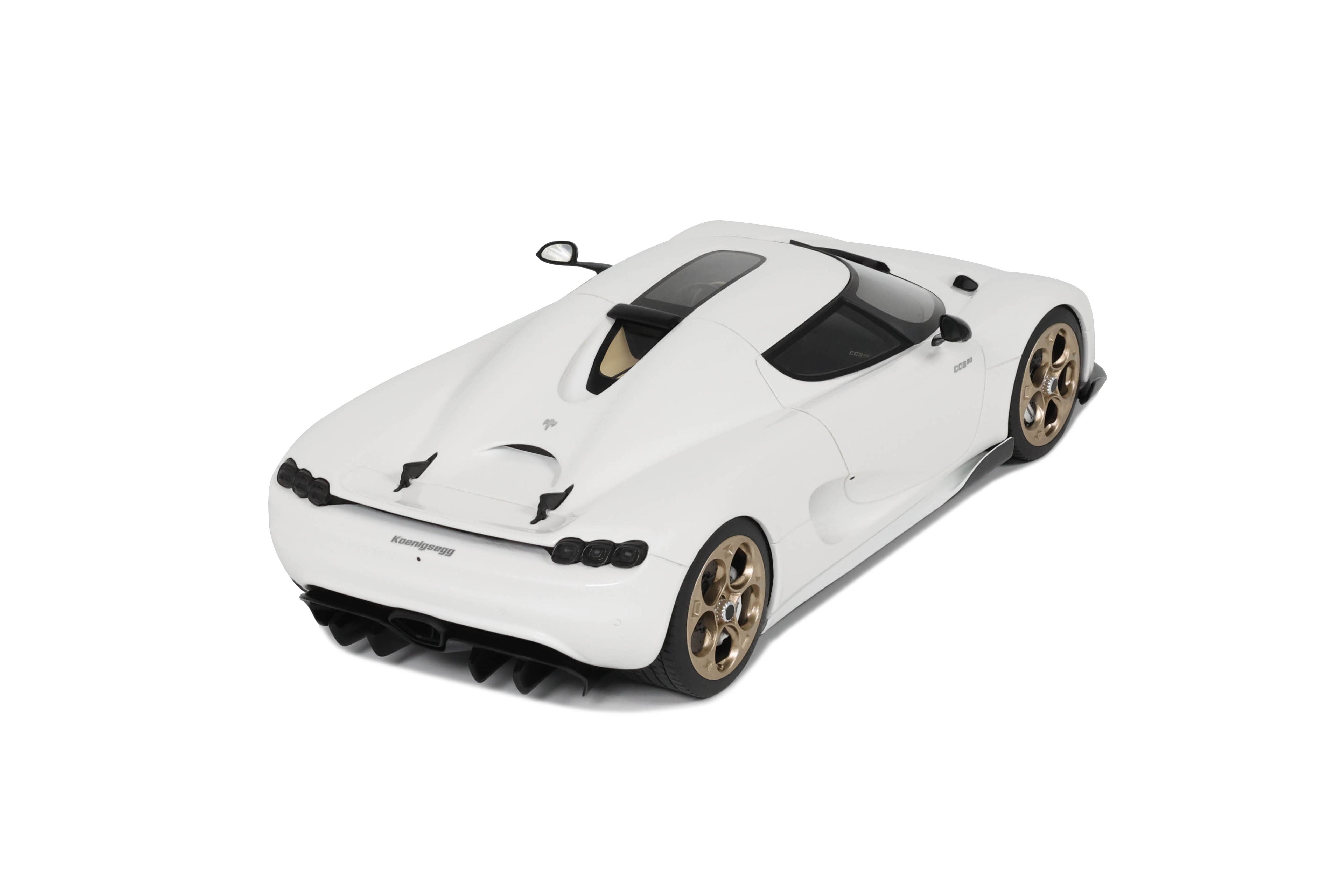 GT Spirit 1:18 Scale Resin, 2024 Koenigsegg CC8850 - White - GT903