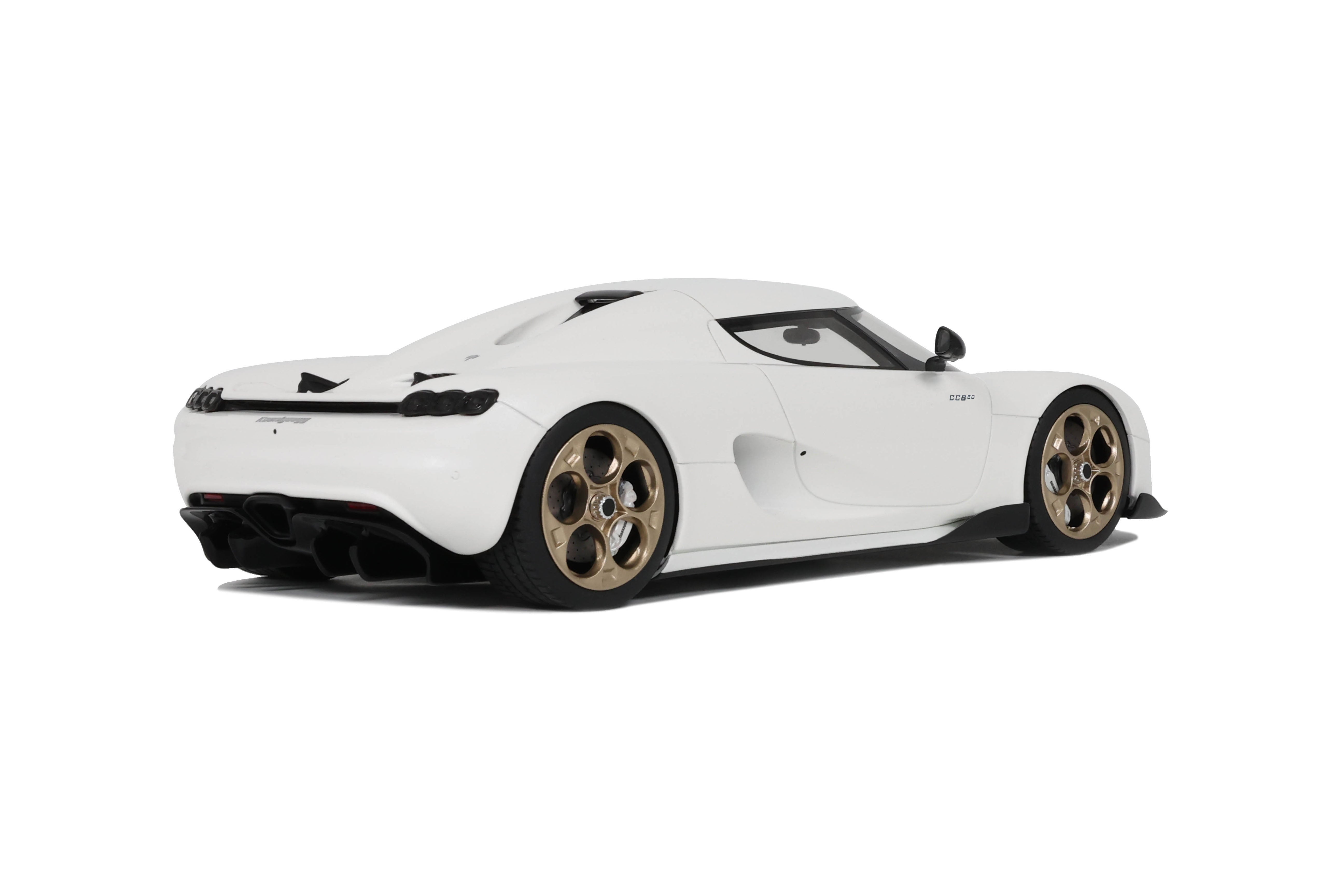GT Spirit 1:18 Scale Resin, 2024 Koenigsegg CC8850 - White - GT903